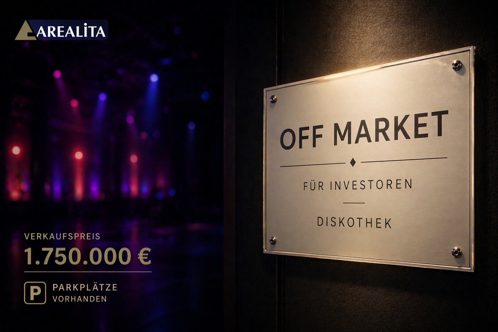 Investmentchance: Etablierte Discothek mit Barflächen, Tanzfläche & großem Entwicklungspotenzial