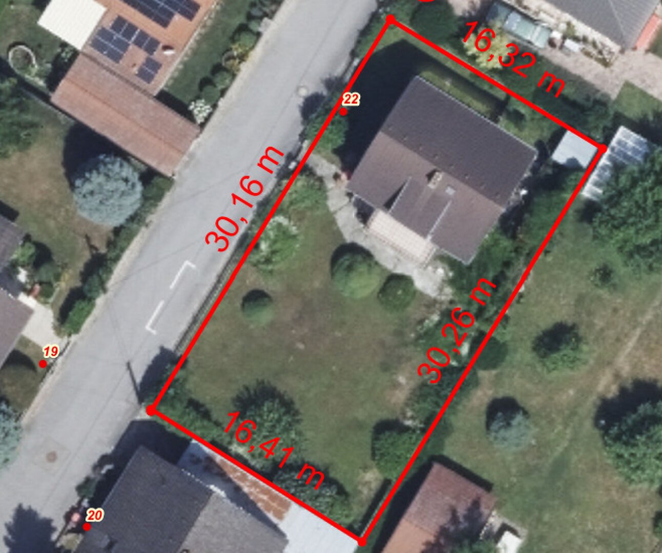 Baugrundstück 507m² in 2201 Gerasdorf – als Eigenheimchance oder für Bauträger zur Errichtung von 2WE