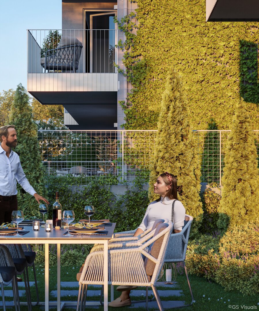 Moderne Erstbezug DG-Wohnung mit Balkon und Terrasse an der Alten Donau