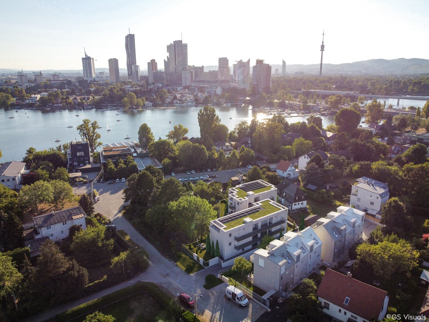 Exklusive Erstbezugswohnung mit zwei Balkone an der Alten Donau