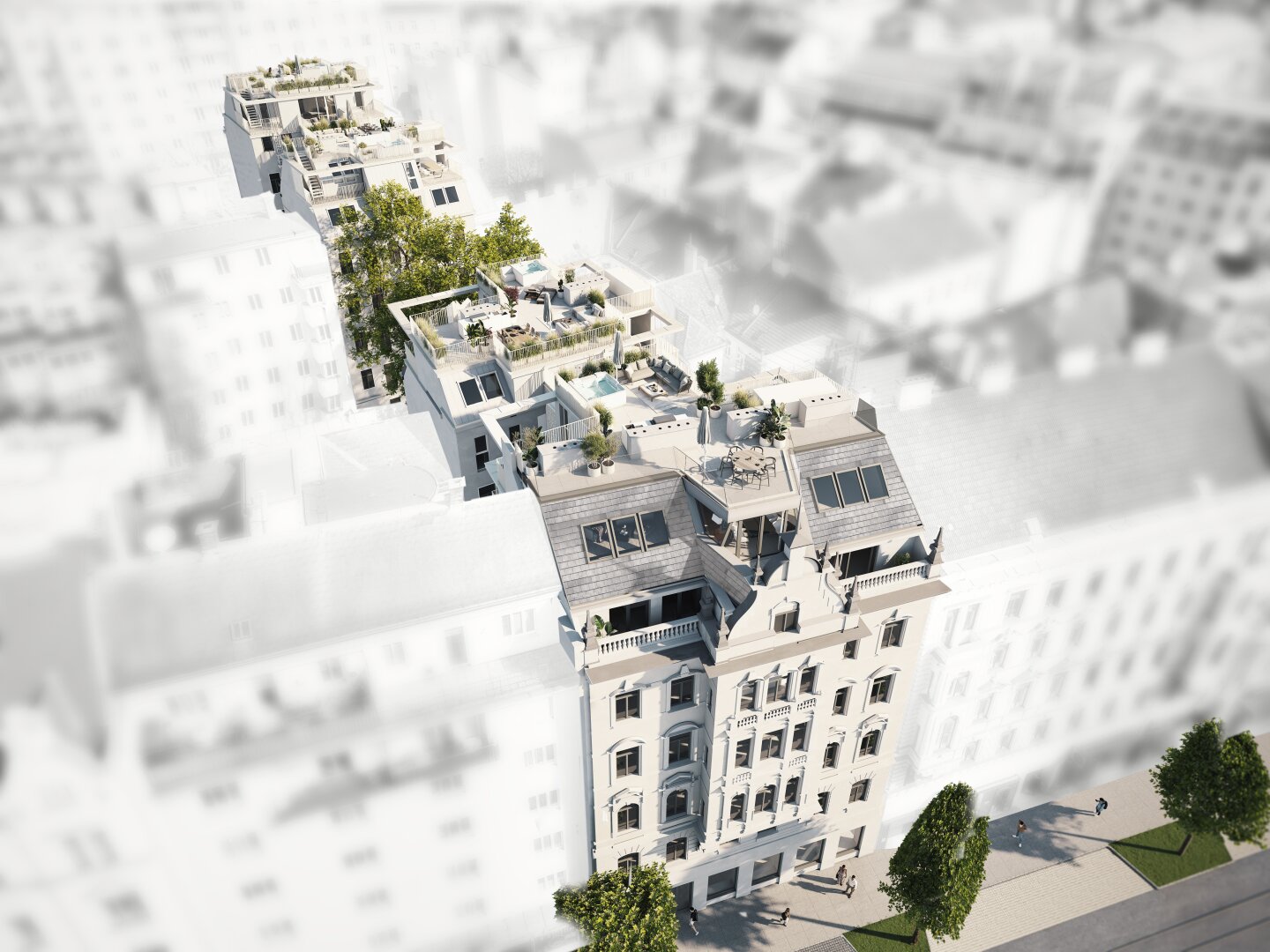 Alfonshof Maisons - Exklusives Erstbezug Penthouse im Herzen der Josefstadt