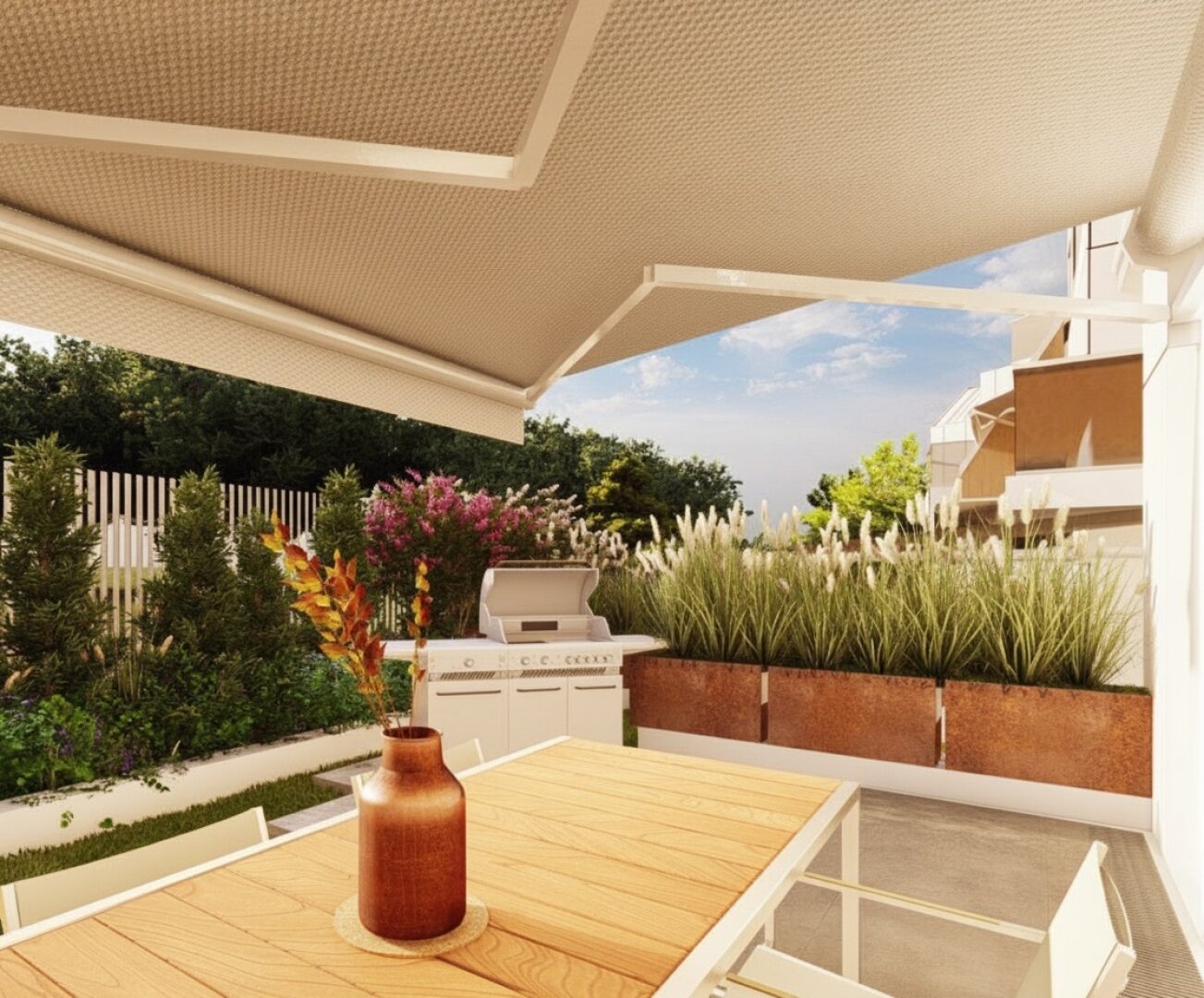 Erstbezug - Design-Domizil mit Dachterrasse und Garten in Hietzinger Grünlage