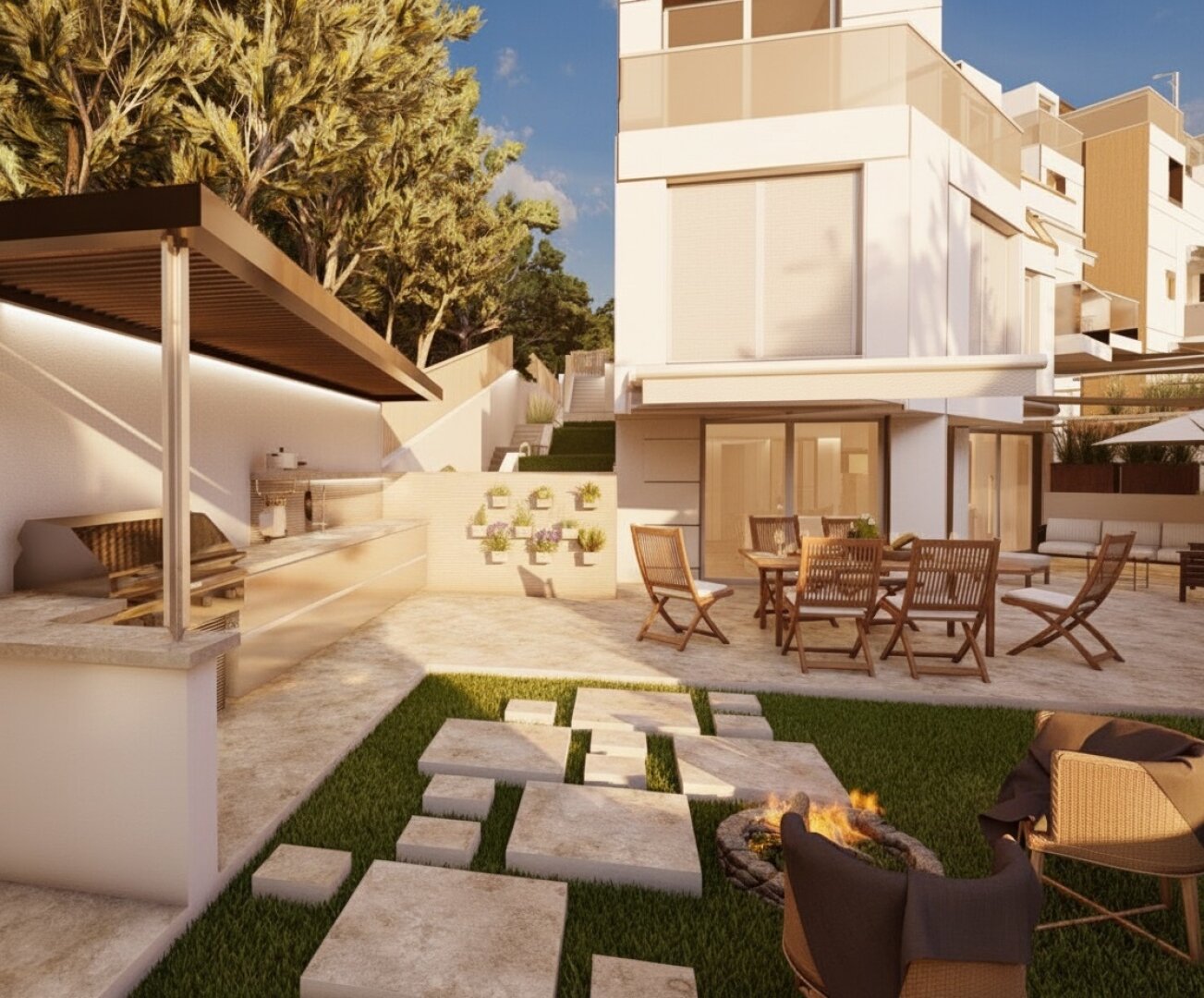 Erstbezug - Design-Domizil mit Dachterrasse und Garten in Hietzinger Grünlage