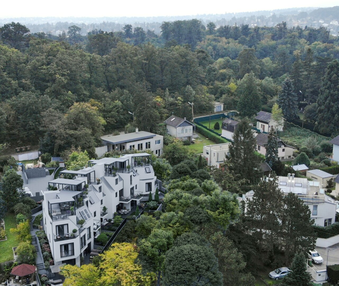 Erstbezug - Design-Domizil mit Dachterrasse und Garten in Hietzinger Grünlage