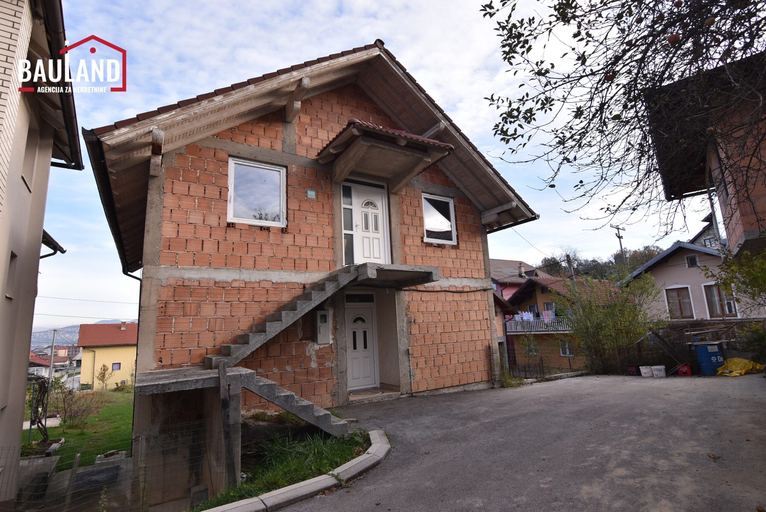 27 kuća za prodaju ukupne površine 1109m2 naselje Bojnik Općina Novi Grad Sarajevo