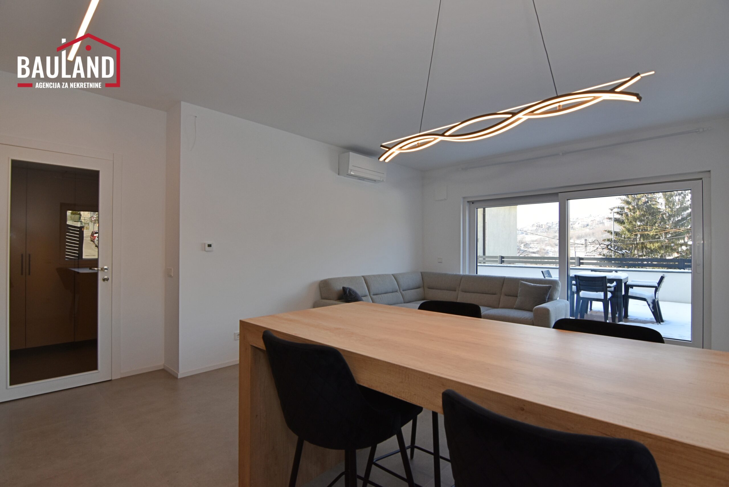 3 trosoban namješten stan za najam 75m2 prizemlje