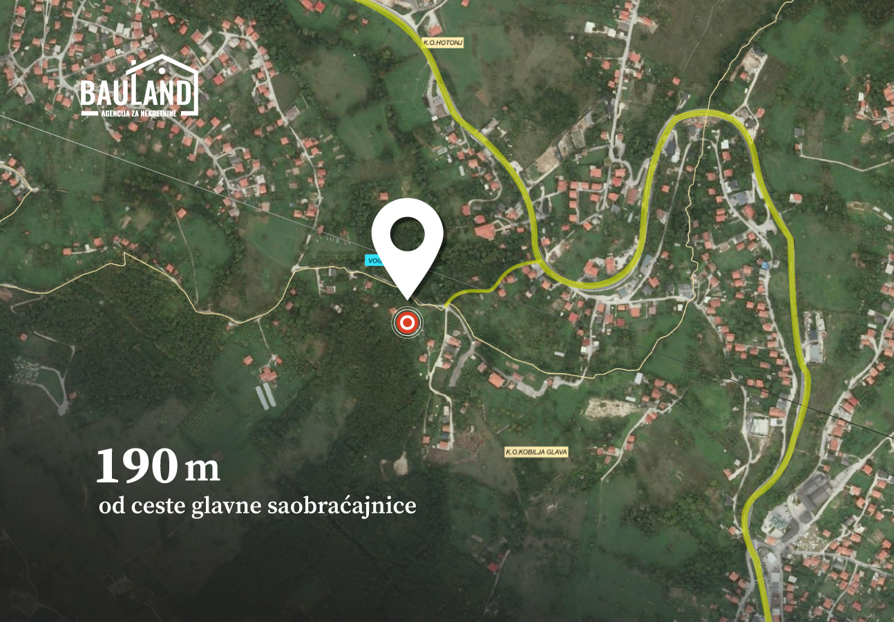 Zemljiliche Fläche von 1.929 m² in sehr attraktiver Lage, Siedlung Hotonj