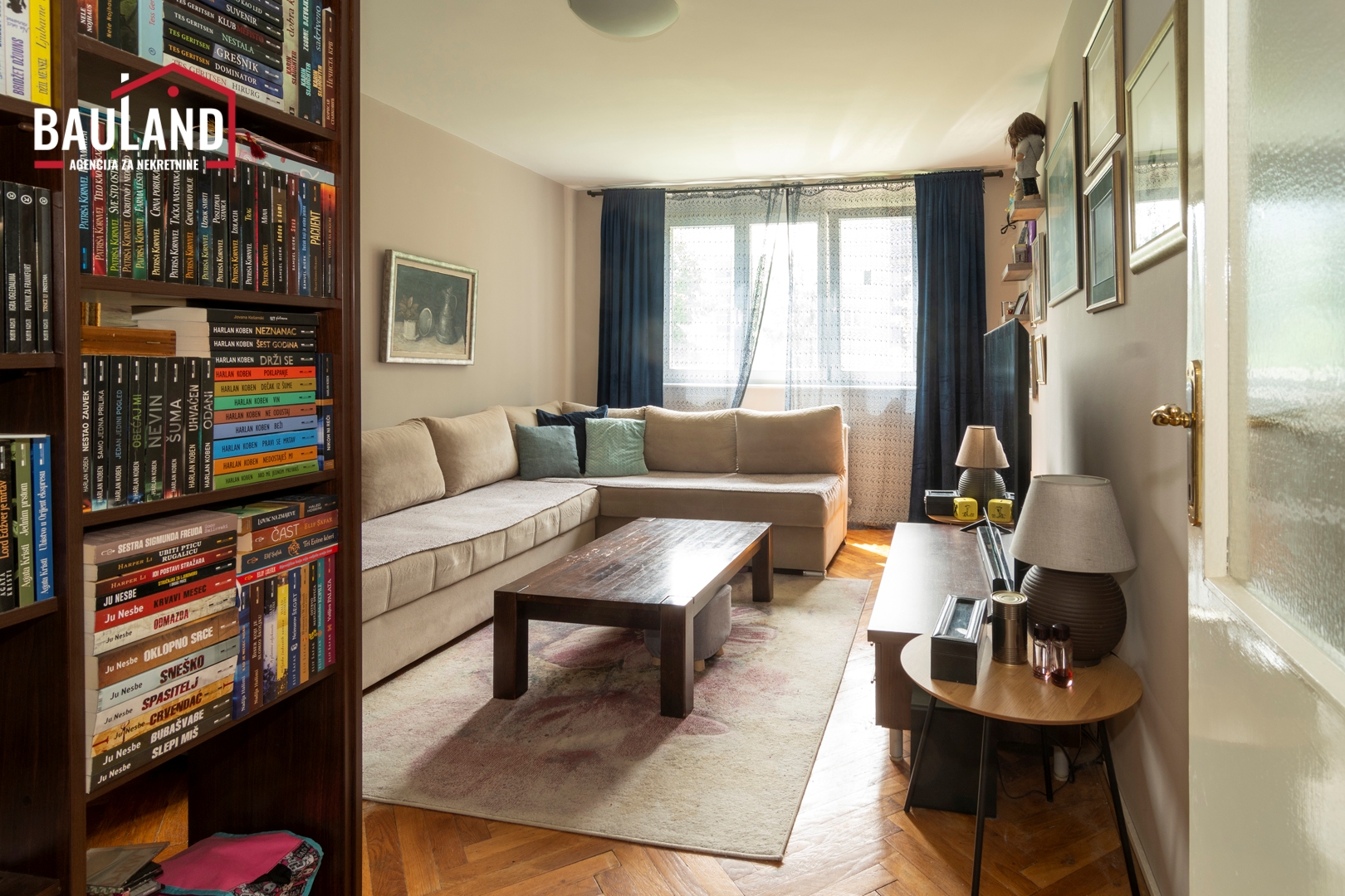 3 dvosoban namješten stan na Čengić Vili za prodaju 53m2 visoko prizemlje