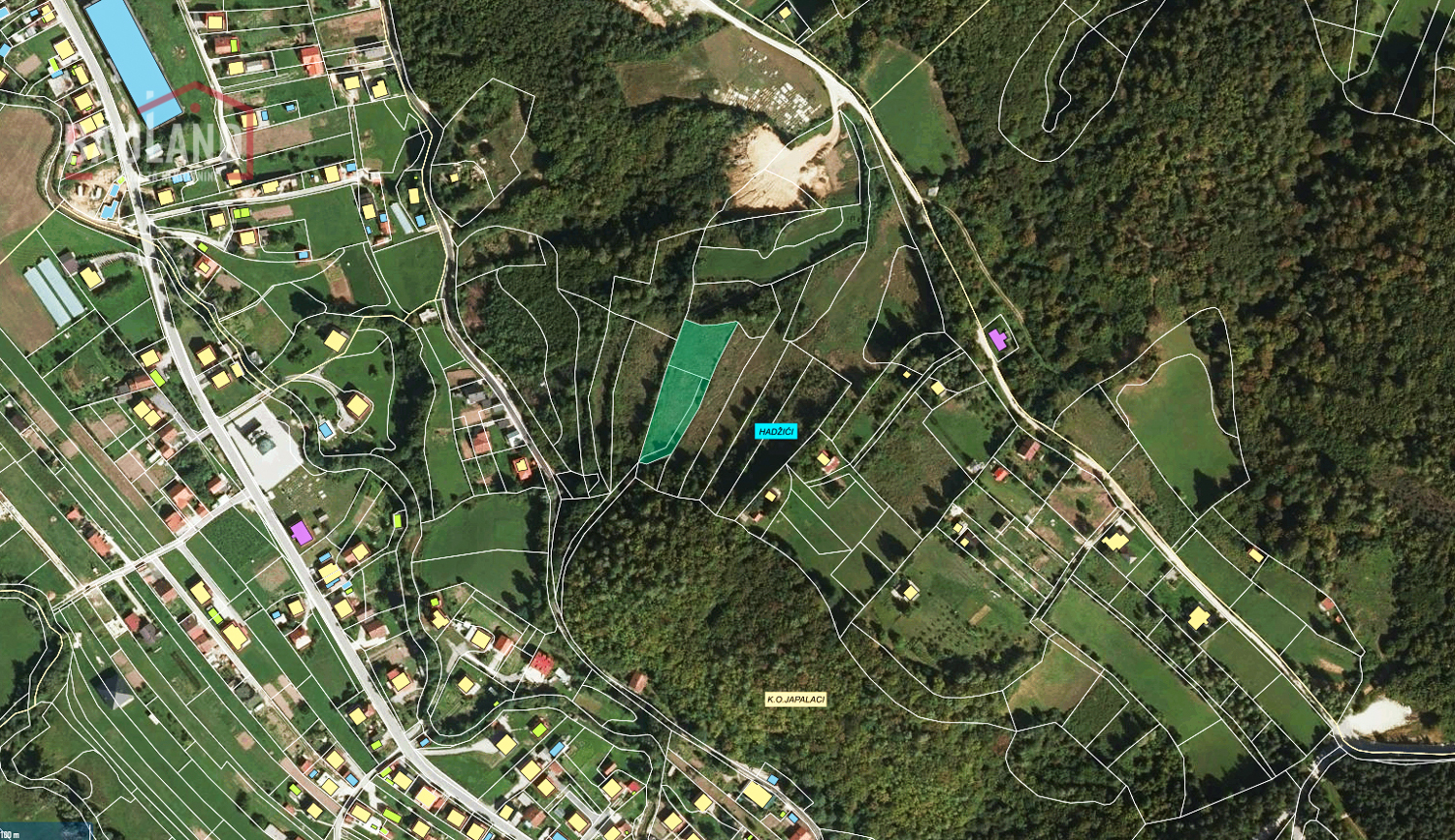 Attraktives Grundstück in Tarčin – 2.384m², mit Baugenehmigung und Projekt!