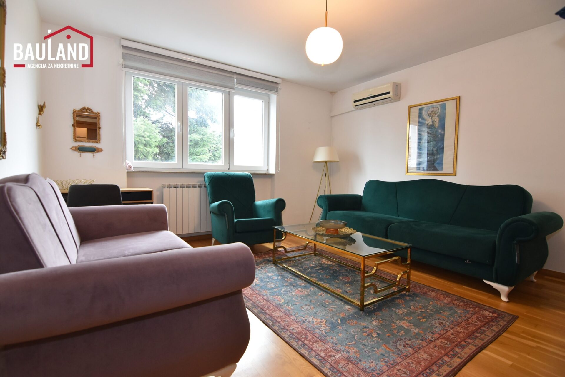 Zweizimmerwohnung möbliert, beidseitig orientiert, 52m2 / Općina Stari Grad