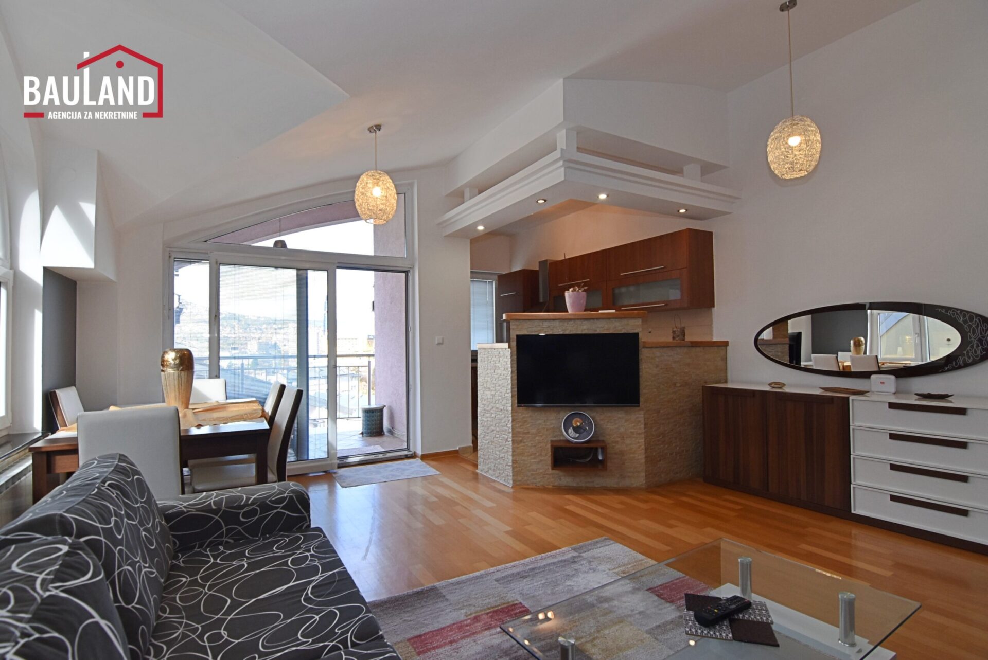 3 trosoban namješten stan za najam naselje Kovačići Općina Novo Sarajevo