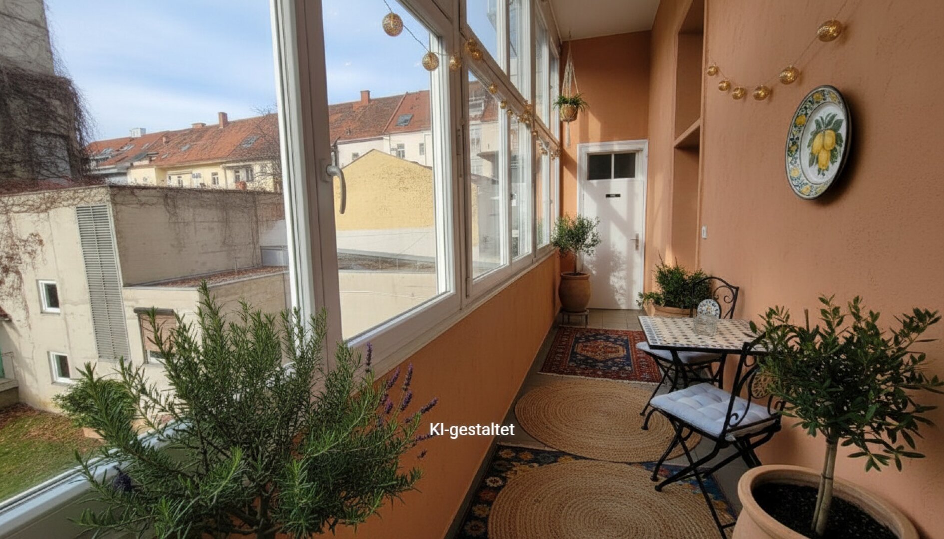 Mediterranes Wohnen im Zentrum