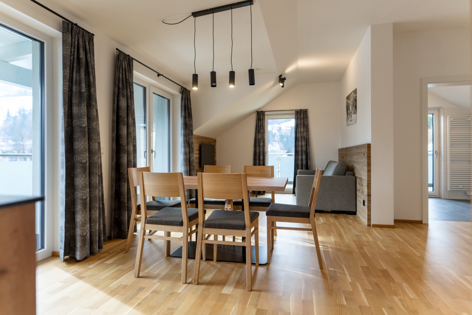 Apartment "Glockner" - Exklusive Dachgeschosswohnung mit Panoramabalkon & Sauna in Bestlage von Schladming