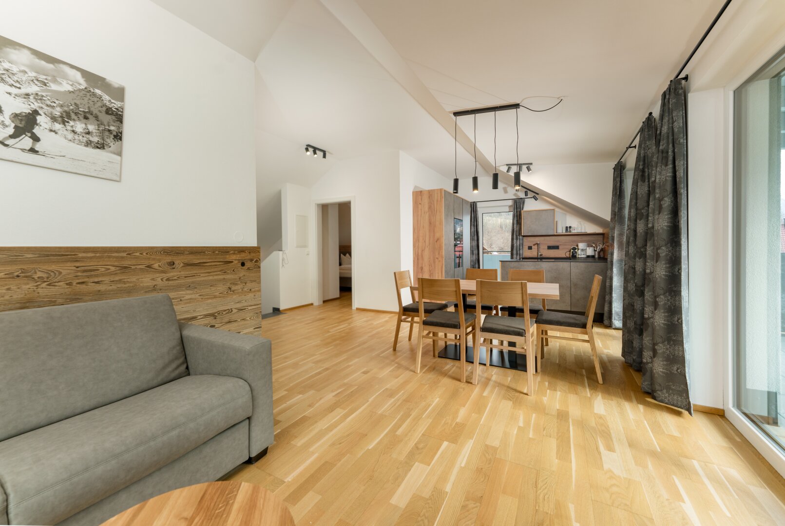 Apartment "Glockner" - Exklusive Dachgeschosswohnung mit Panoramabalkon & Sauna in Bestlage von Schladming