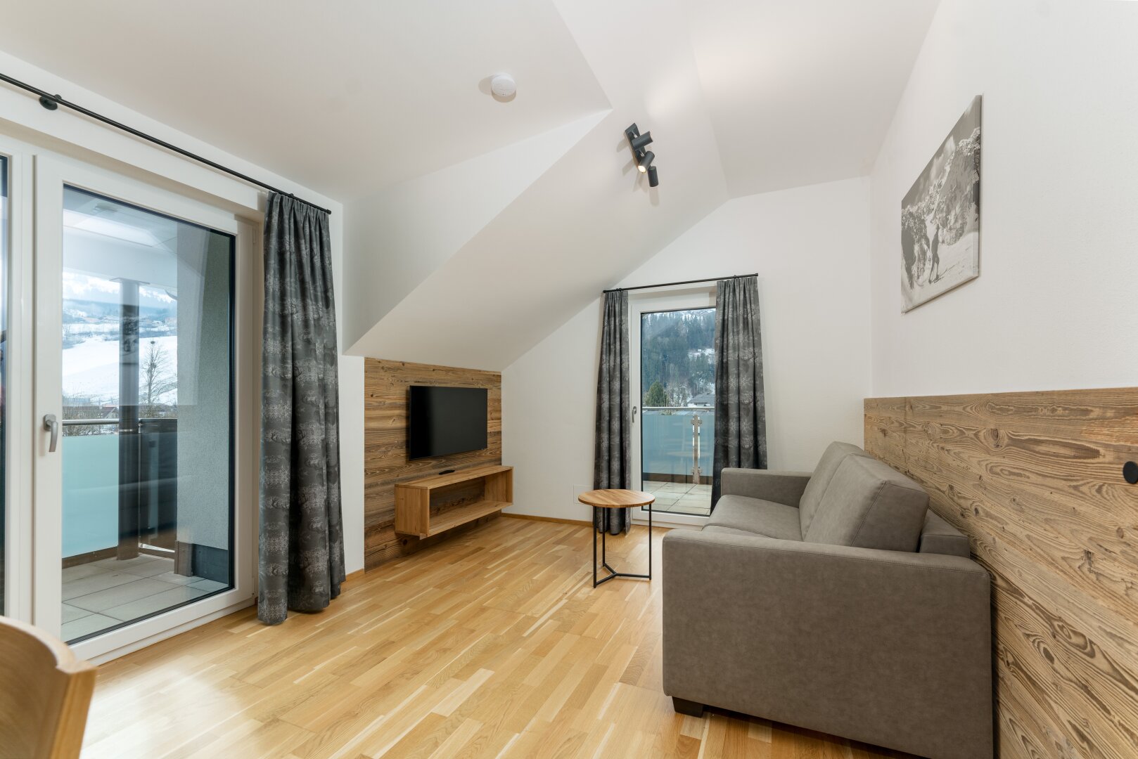 Apartment "Glockner" - Exklusive Dachgeschosswohnung mit Panoramabalkon & Sauna in Bestlage von Schladming