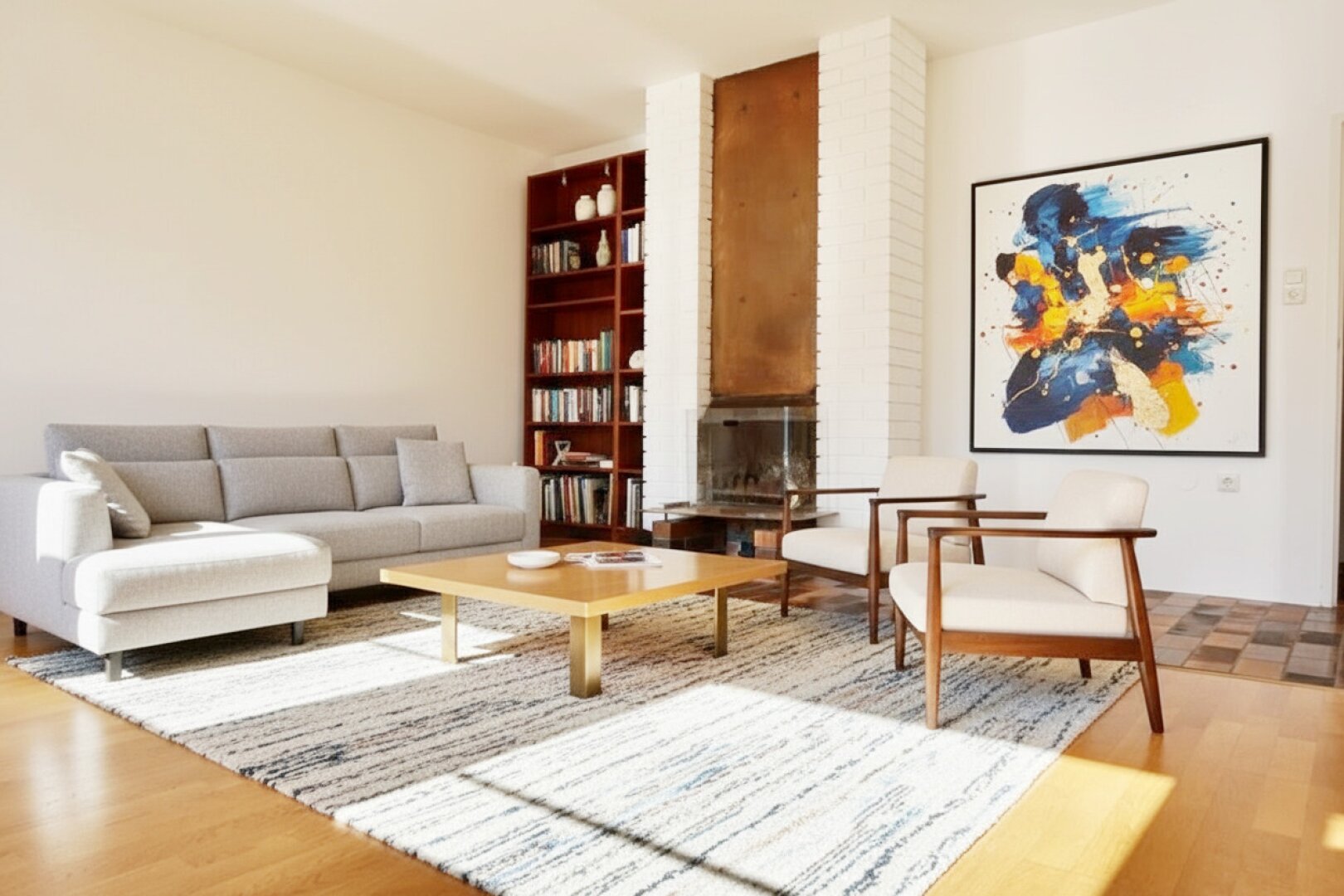 Wohnzimmer - KI Einrichtungsbeispiel