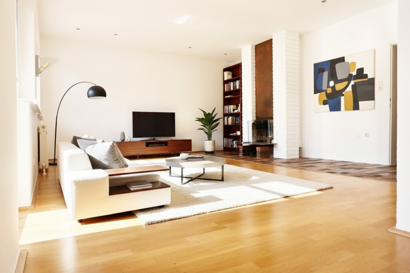 Wohnzimmer - KI Einrichtungsbeispiel