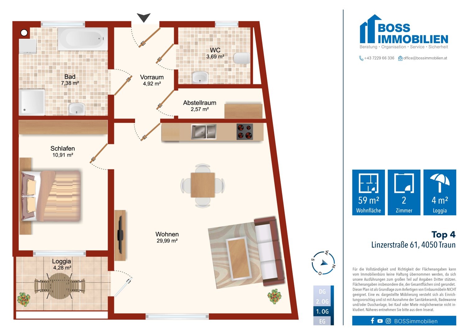 Grundriss Linzerstraße 61_Top4