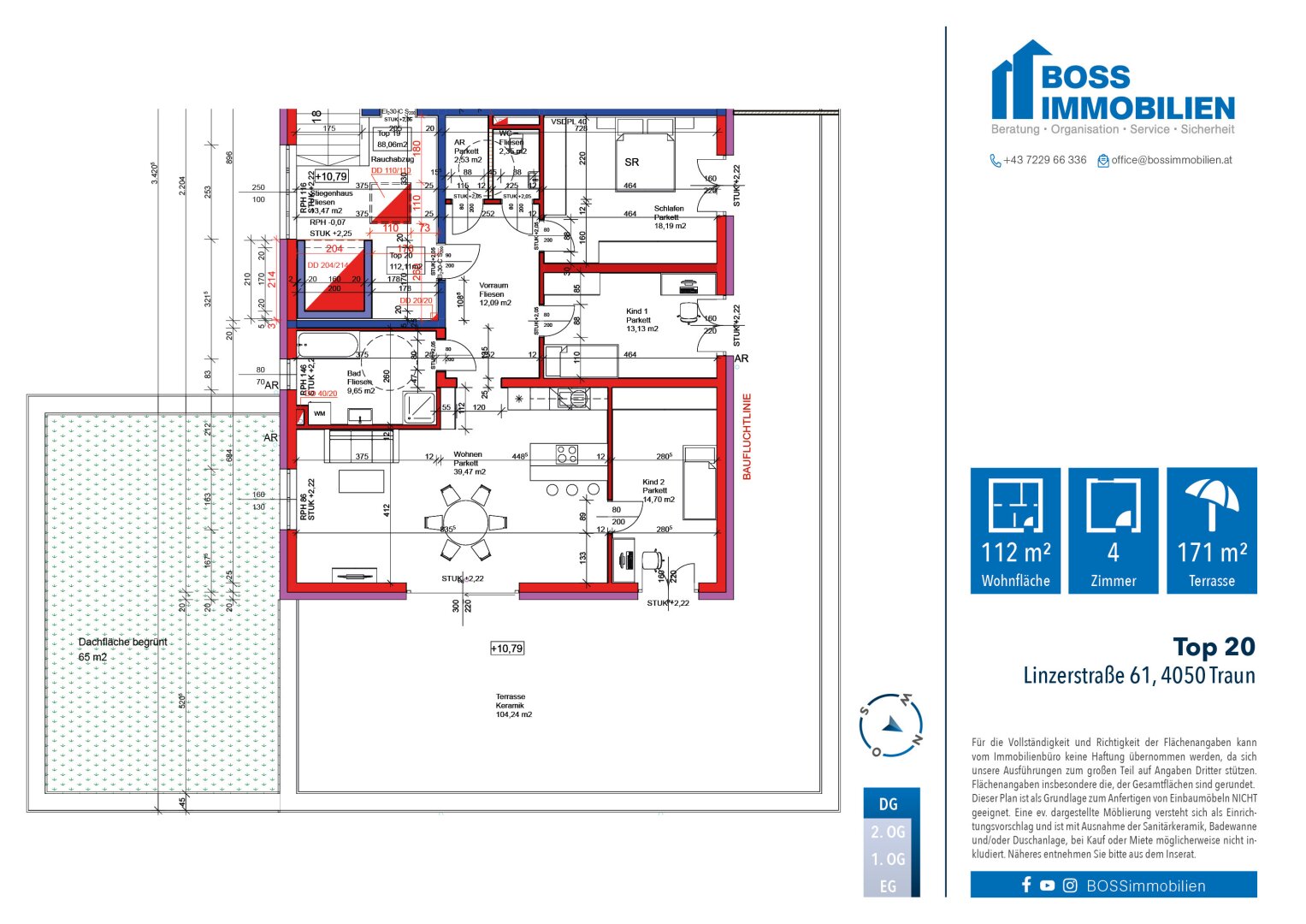 Modern Living | Top 20 | Penthouse im Zentrum von Traun