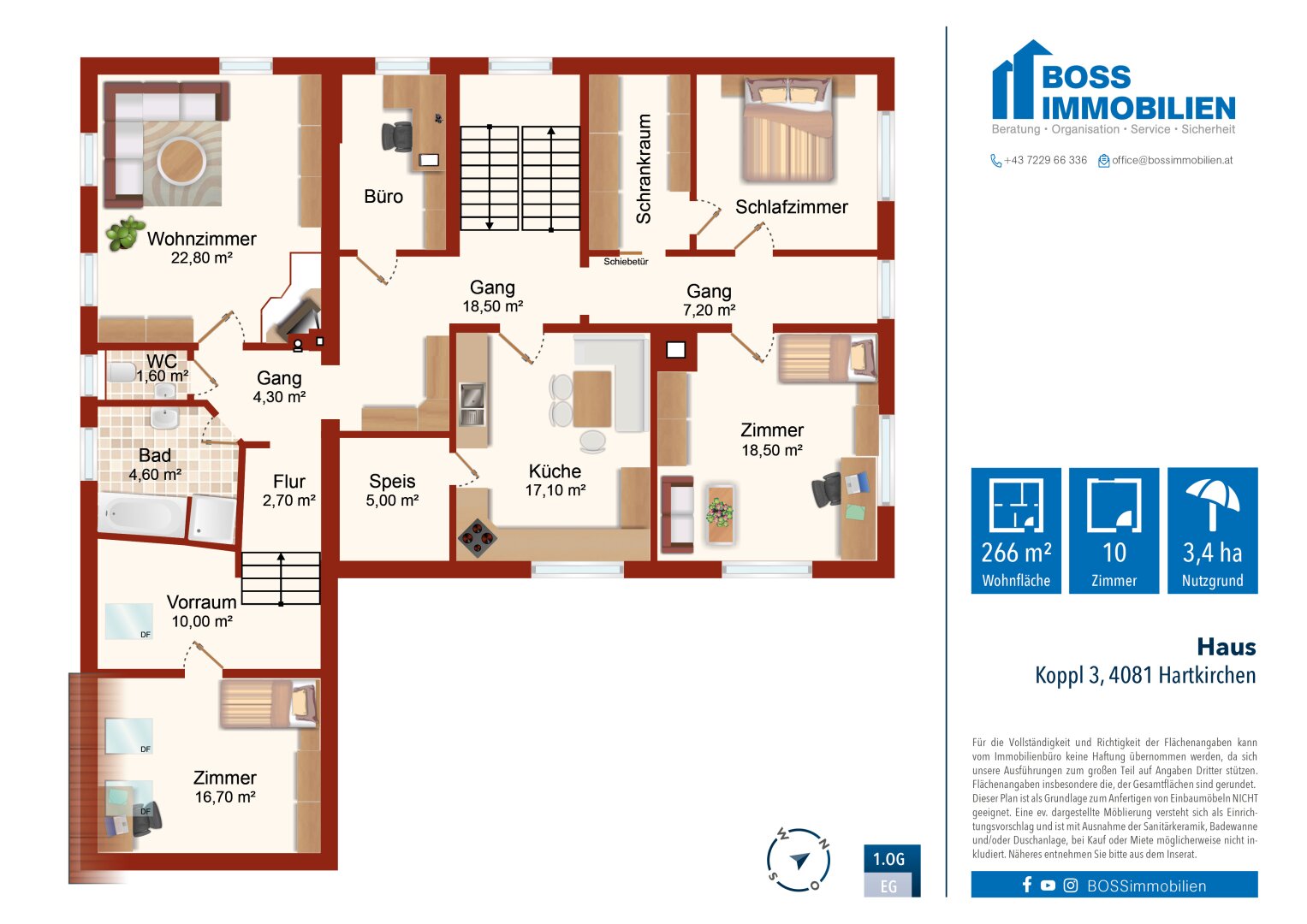 Grundriss Koppl 3-OG
