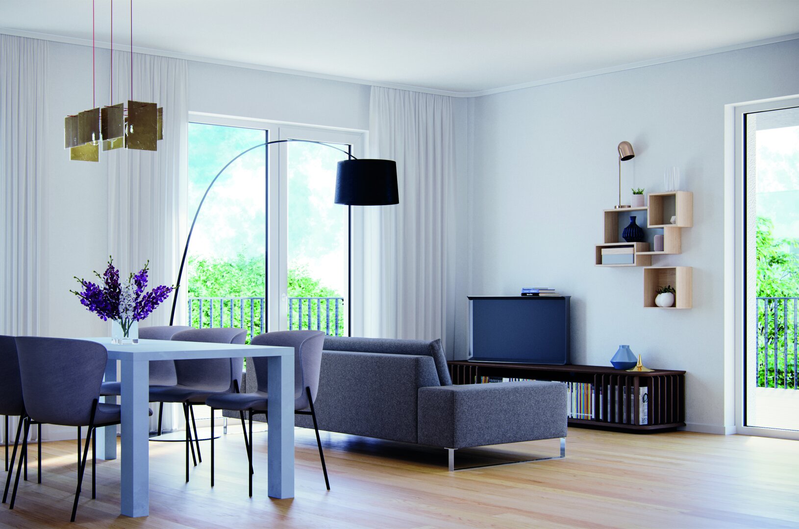 Nachhaltig und Grün: Neubauwohnung im Graumann-Park