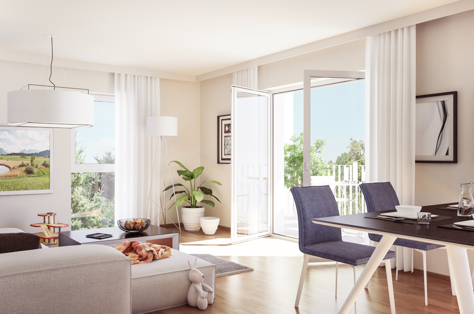 Mehrwerte für Generationen:  Neue Anlagewohnung im autofreien Graumann-Park