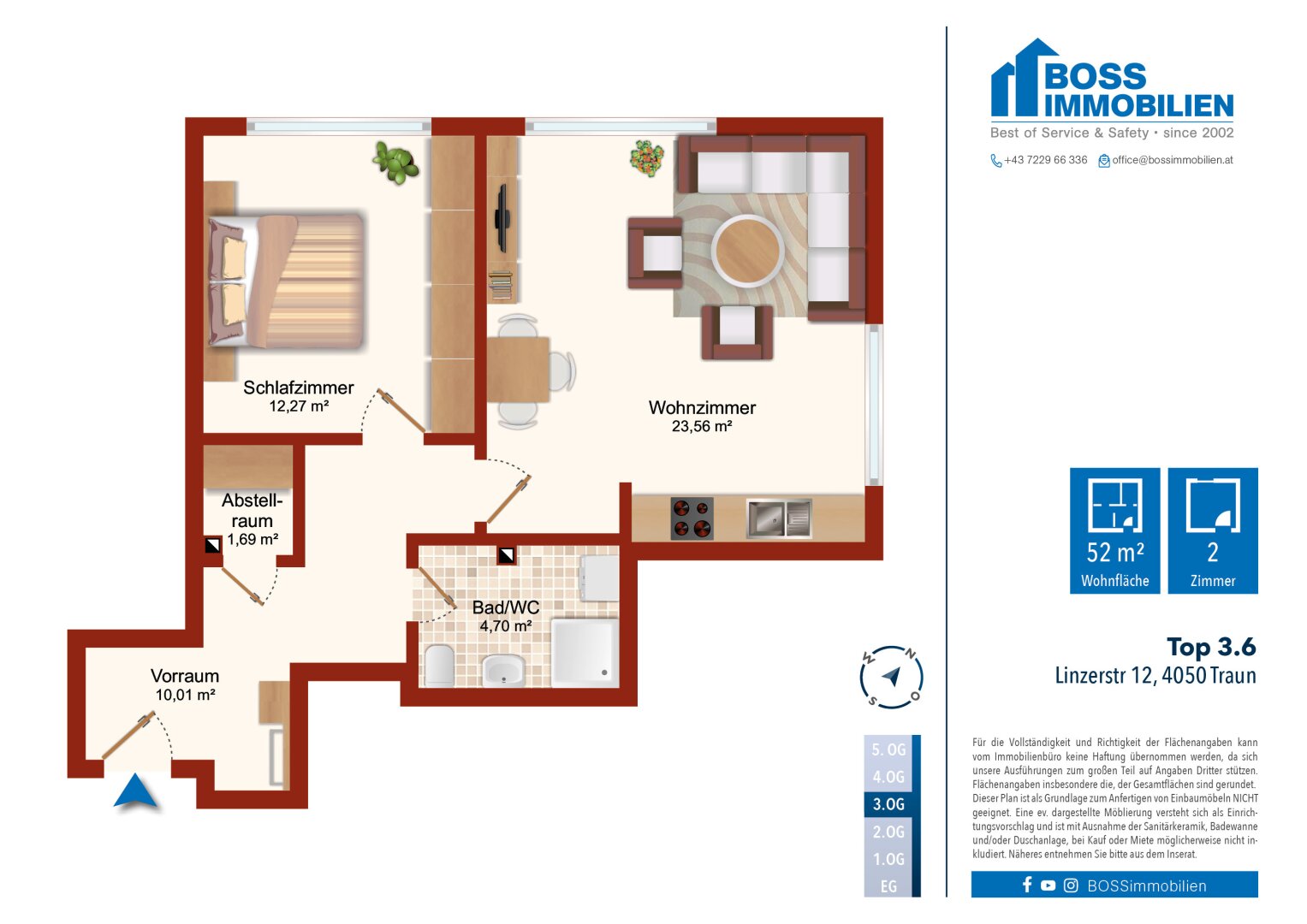 Grundriss Linzerstraße 12_Top 3.6