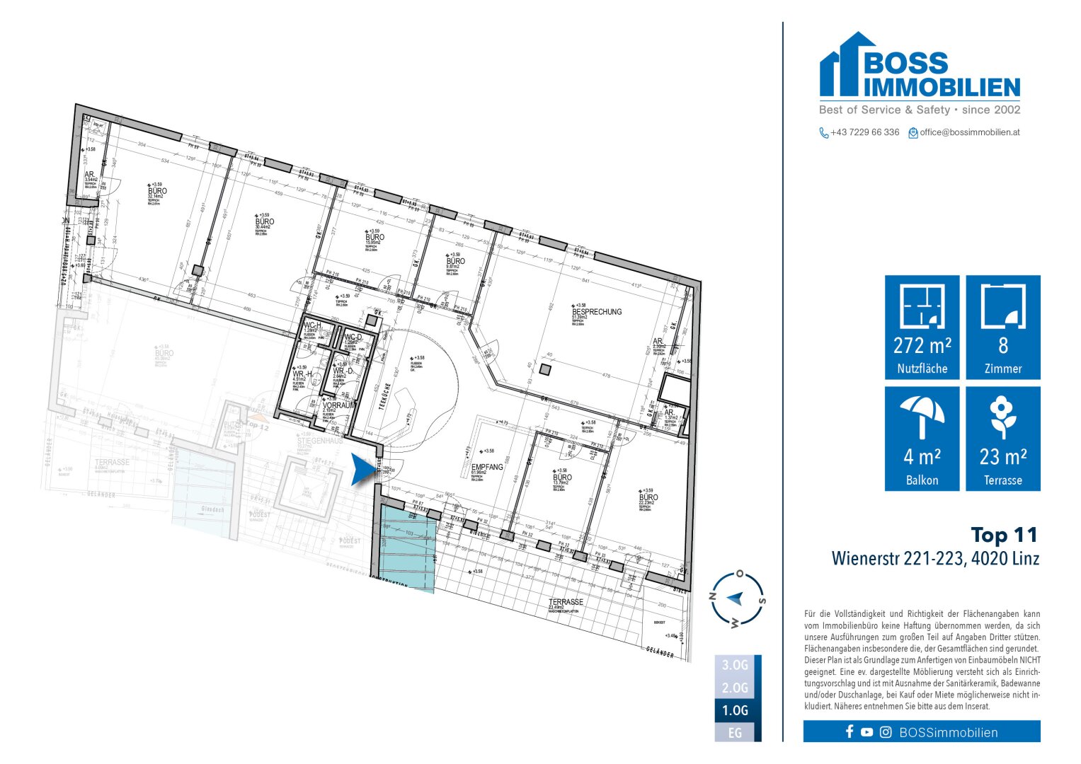 Grundriss Wienerstr 221-223, Top 11
