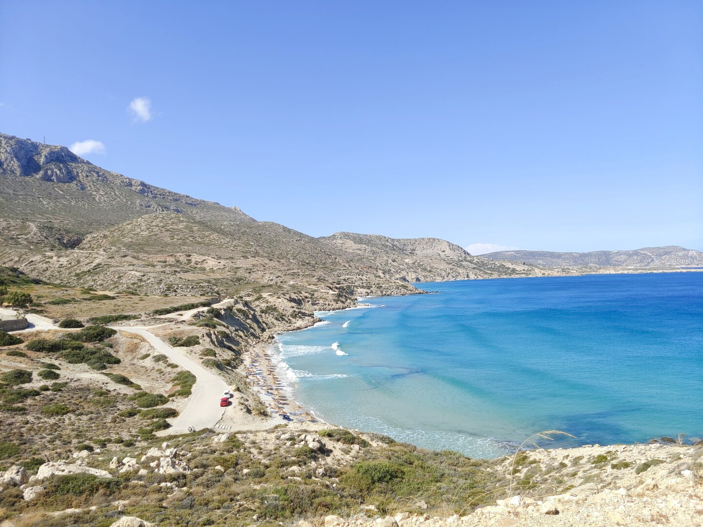 ** NEUER PREIS ** Karpathos - Hotel mit 25 Doppelzimmern in ruhiger Lage mit Meerblick