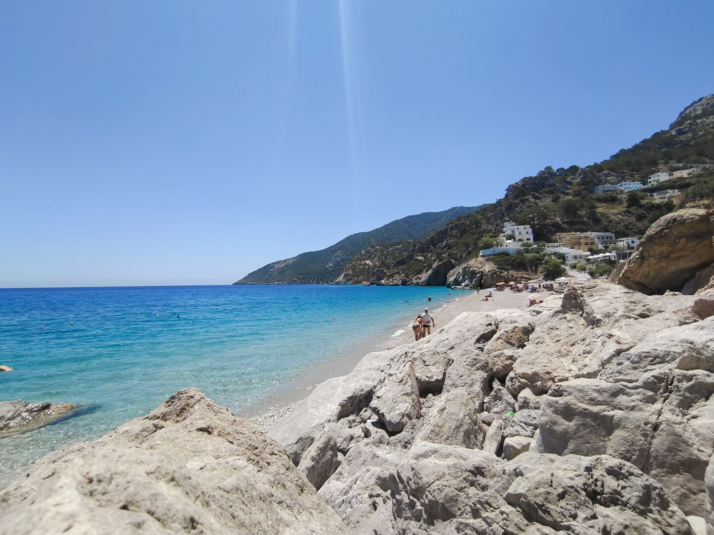 ** NEUER PREIS ** Karpathos - Hotel mit 25 Doppelzimmern in ruhiger Lage mit Meerblick
