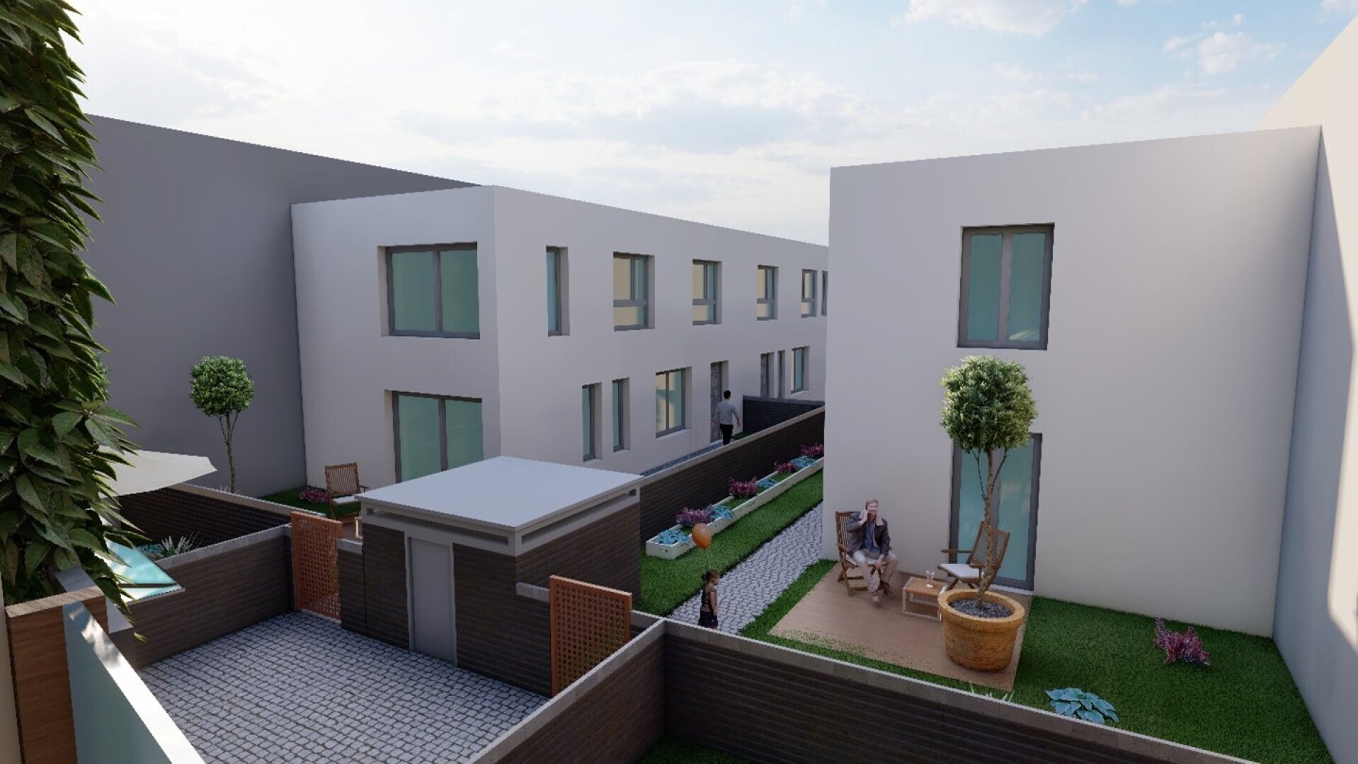 ELEGANT TWO-LEVEL HOME WITH PRIVATE GARDEN & BALCONY