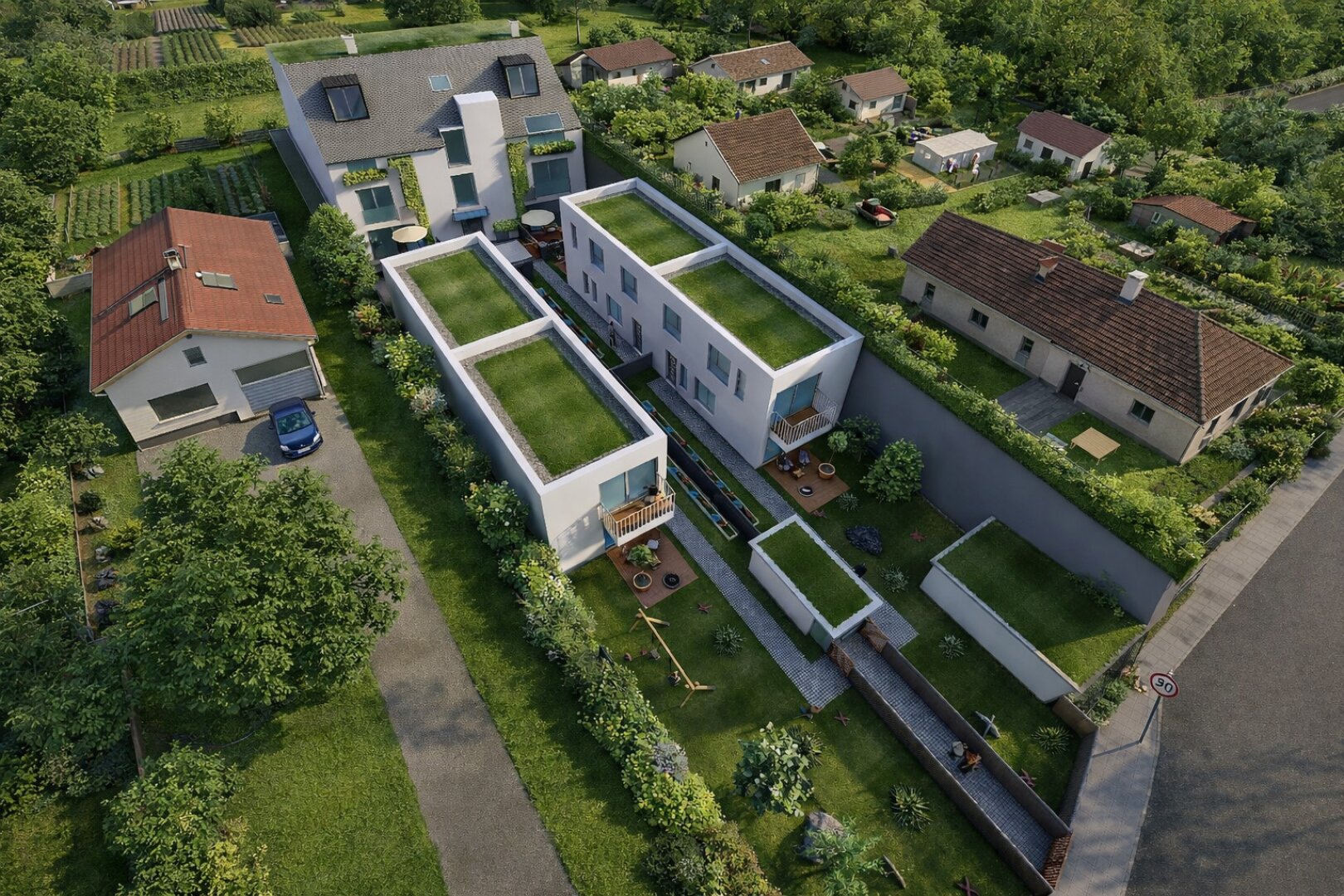 TWO SEMI-DETACHED HOMES – €800.000 IN TOP LAGE NAHE U1