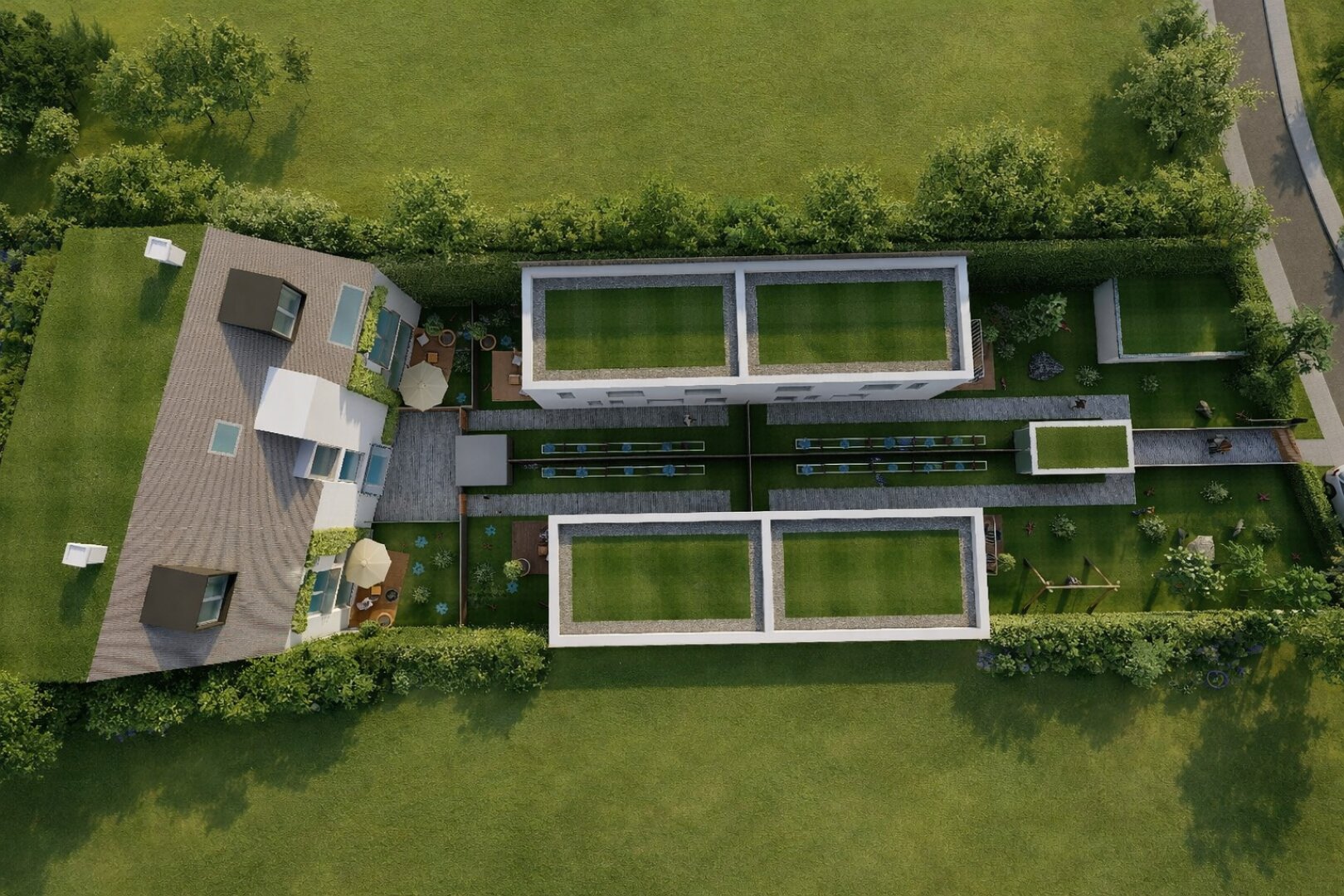 ELEGANT TWO-LEVEL HOME WITH PRIVATE GARDEN & BALCONY