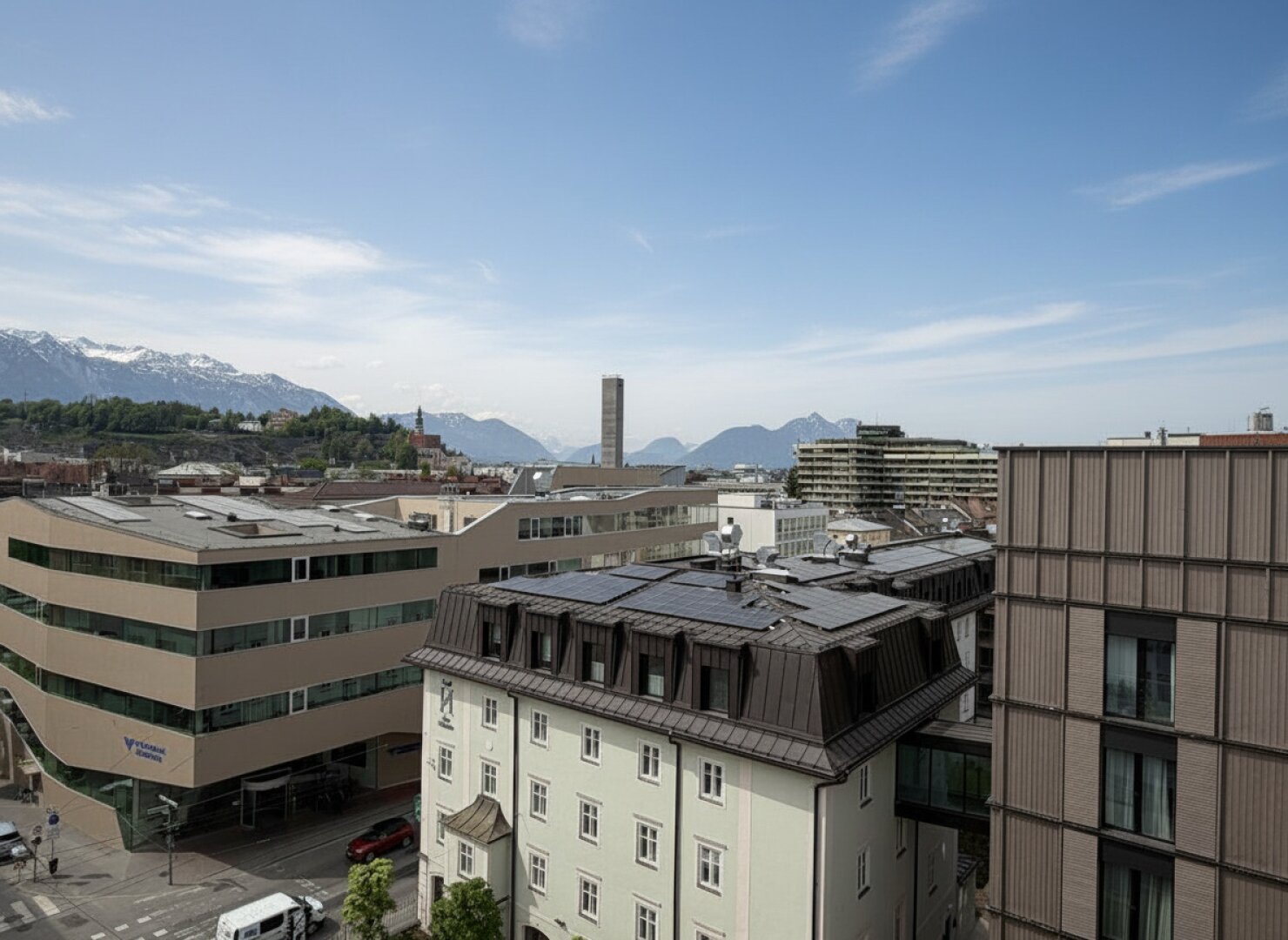 Ausblick über die Dächer von Salzburg