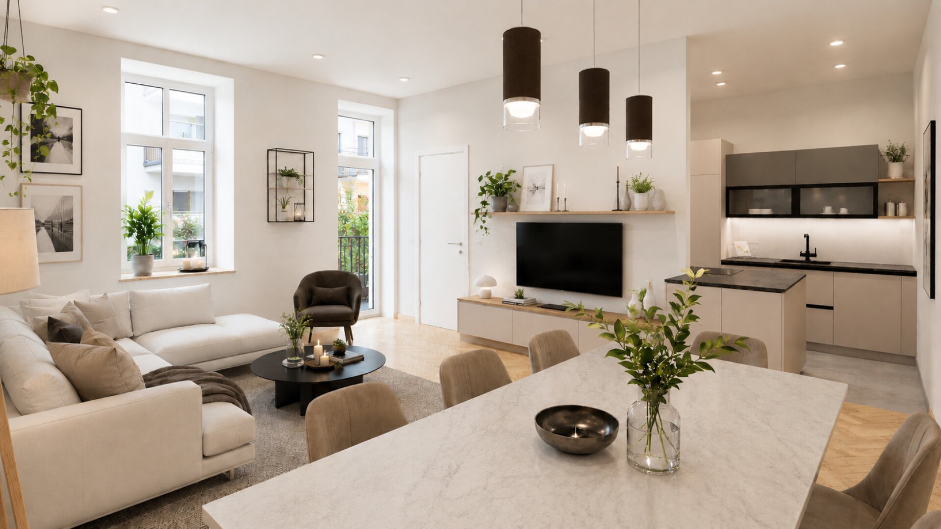 | 3 ZIMMER WOHNUNG | SONNIGER BALKON | GROSSZÜGIGER ERSTBEZUG | REVITALISIERTER ALTBAU | MEIDLING |