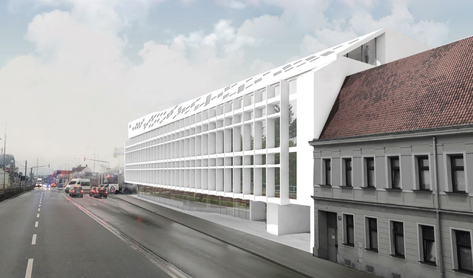 Liegenschaft samt Baubewilligung für ein attraktives Bürohaus