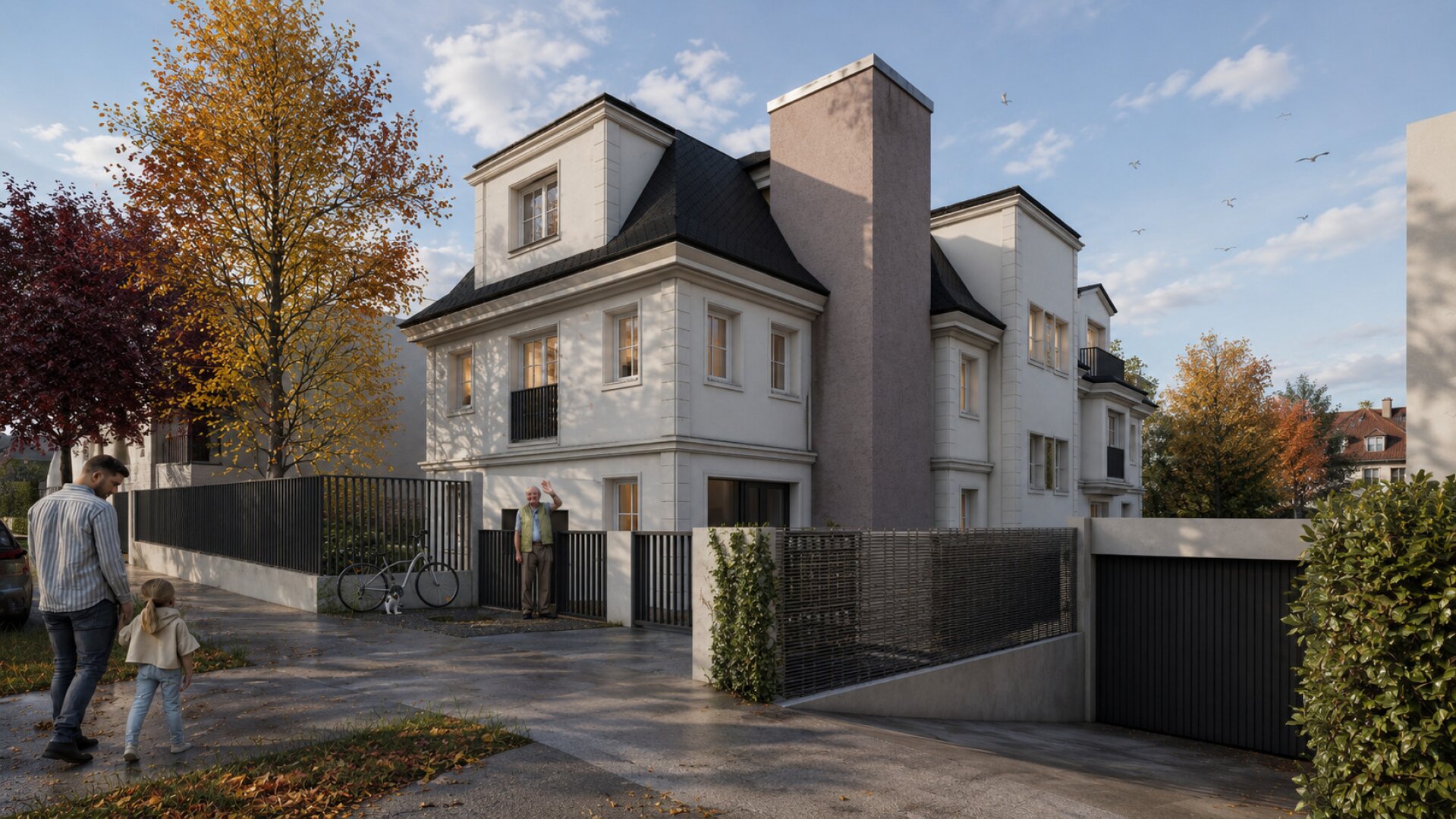 | FERTIGSTELLUNG SEPTEMBER | ERSTBEZUG | VILLENVIERTEL | DECKENKÜHLUNG | WÄRMEPUMPE