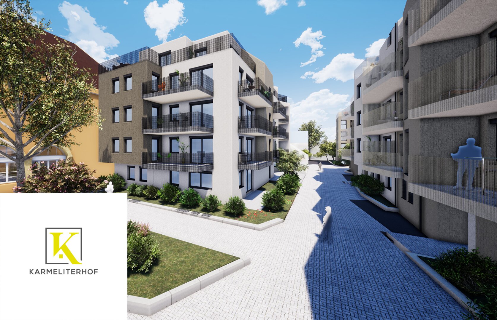 2 ZIMMER MIT BALKON | SÜDAUSRICHTUNG | KARMELITERHOF - IM HERZEN DER STADT | AB AUGUST VERFÜGBAR