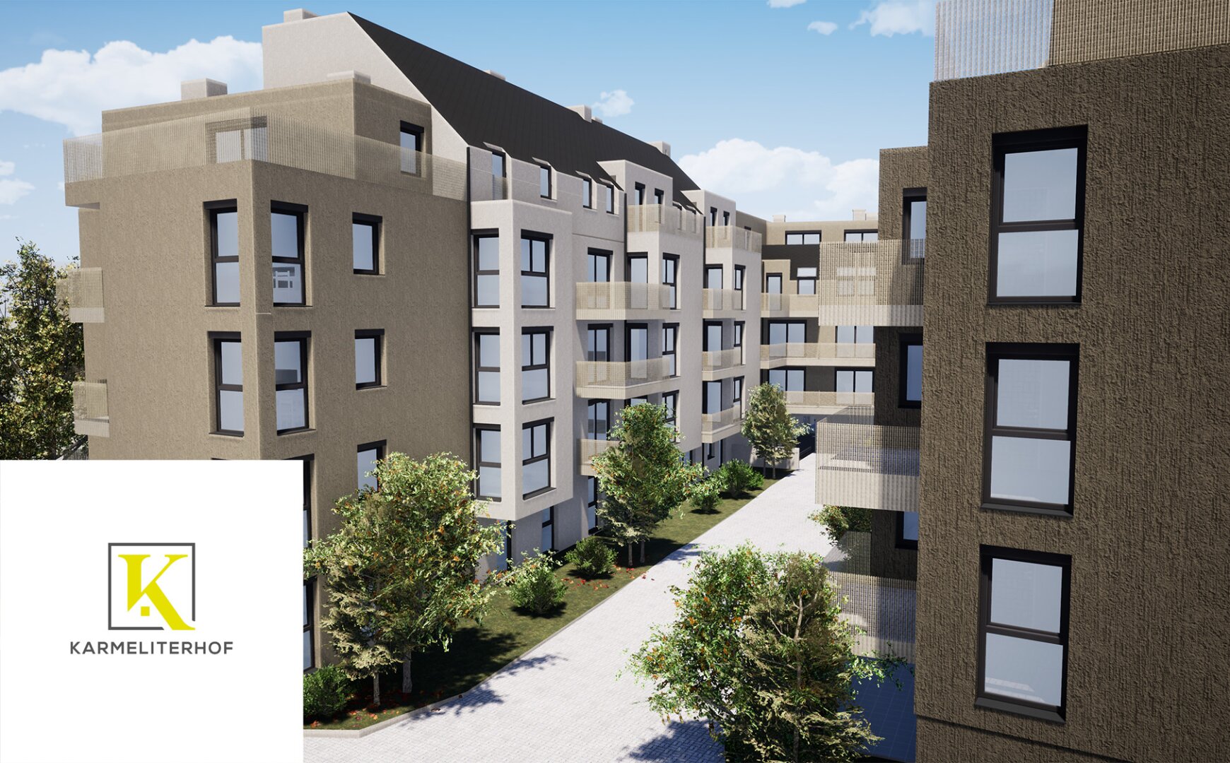 2 ZIMMER MIT BALKON | SÜDAUSRICHTUNG | KARMELITERHOF - IM HERZEN DER STADT | AB AUGUST VERFÜGBAR