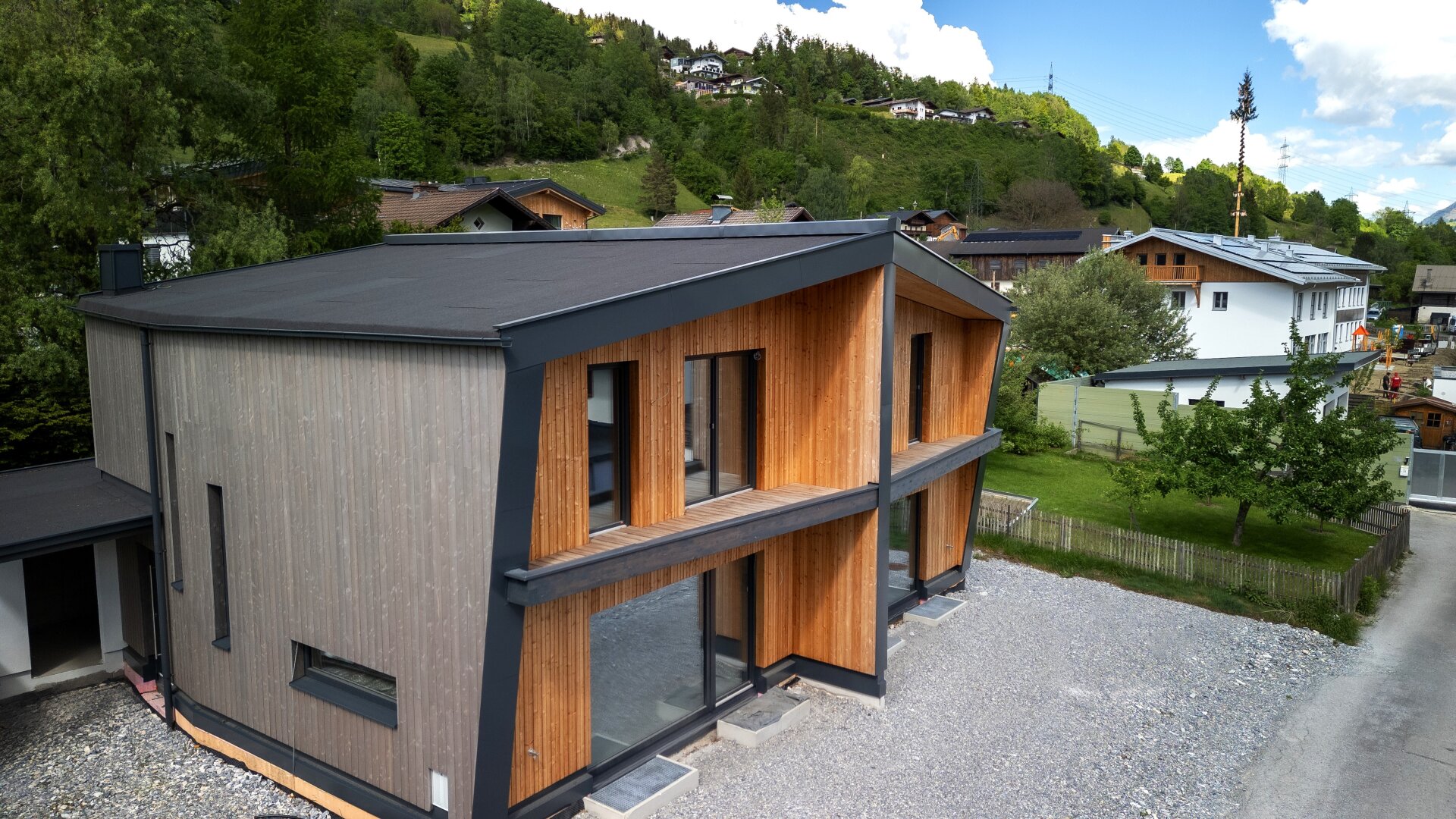 5700 Zell am See / Högmoos-Taxenbach: ab 499.000 €  belagsfertig !! Doppelhaushälfte 104m² mit Keller 50 m², 4 Zimmer, Wärmepumpe, Photovoltaik, 2 Parkplätze