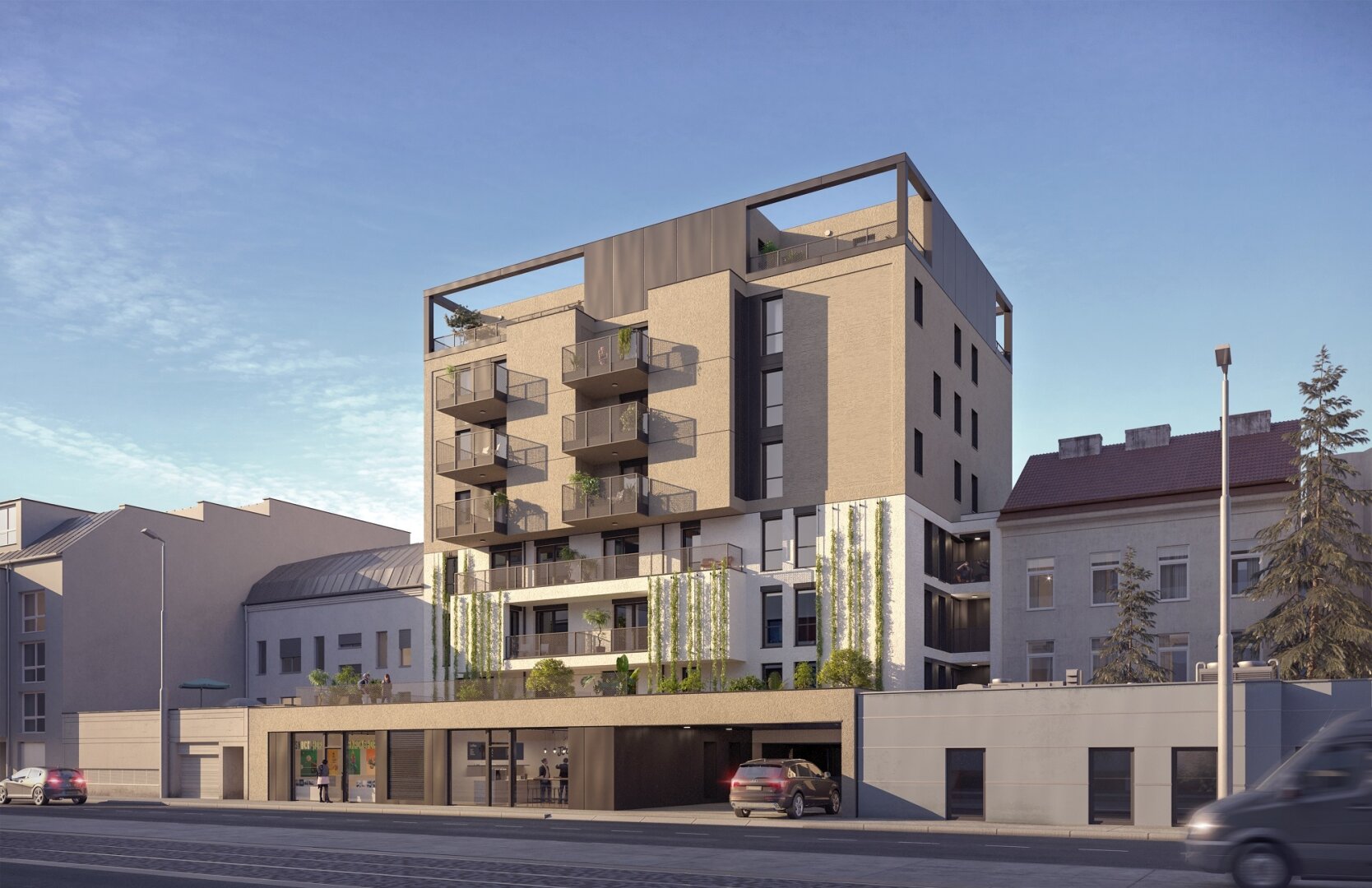 Moderne Architektur – hochwertige Qualität