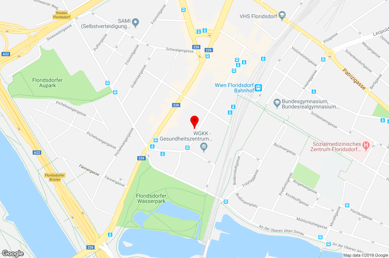 Schöne 2 Zimmerwohnung mit Freifläche nahe dem Floridsdorfer Wasserpark