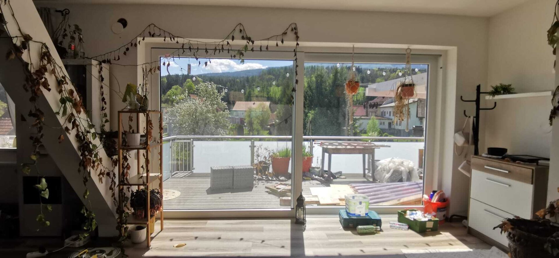 Terrassenausblick