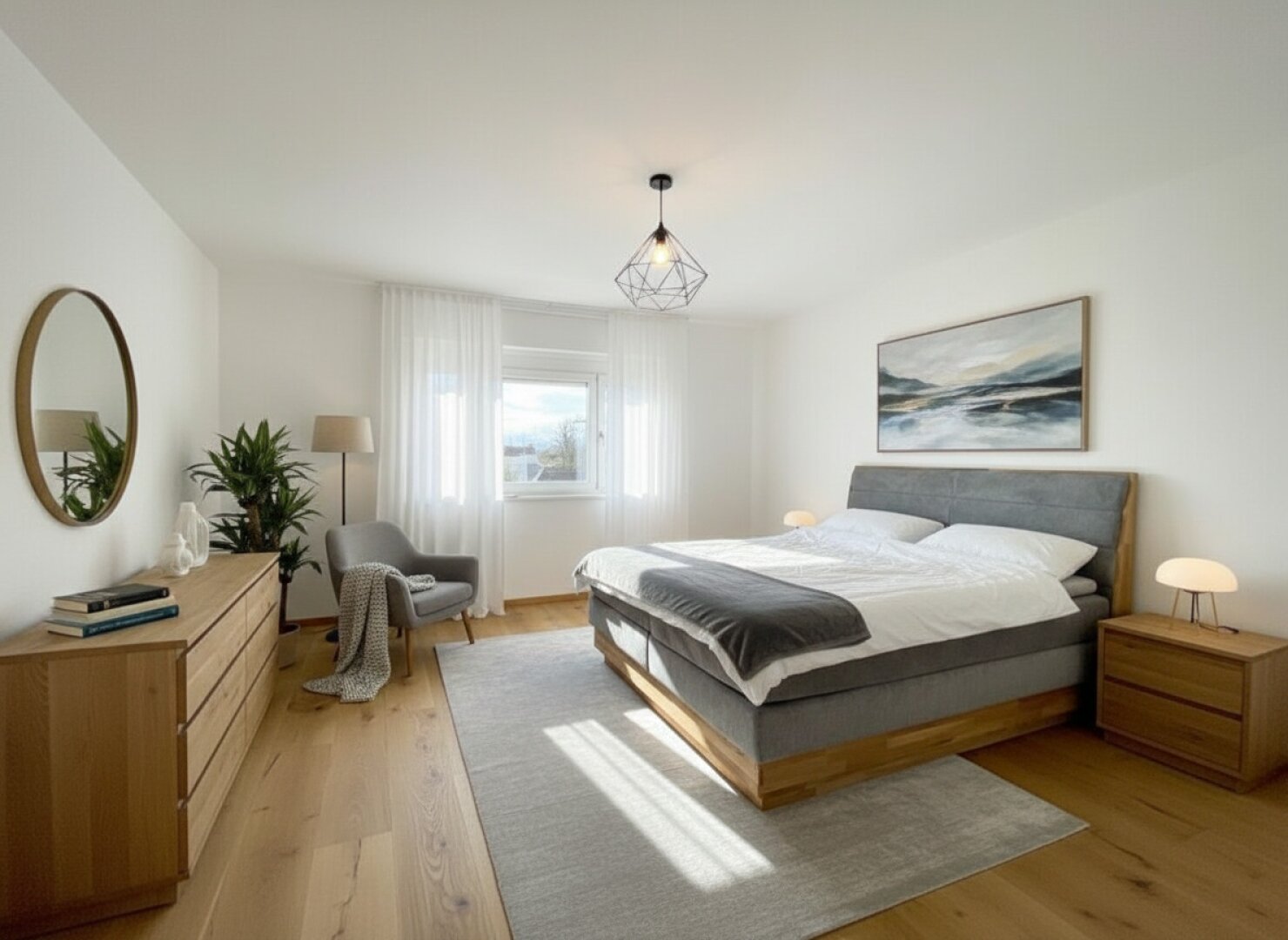 Hochwertig renovierte 3 Zimmerwohnung im modernen Design inclusive KFZ Stellplatz und attraktivem Gemeinschaftsgarten