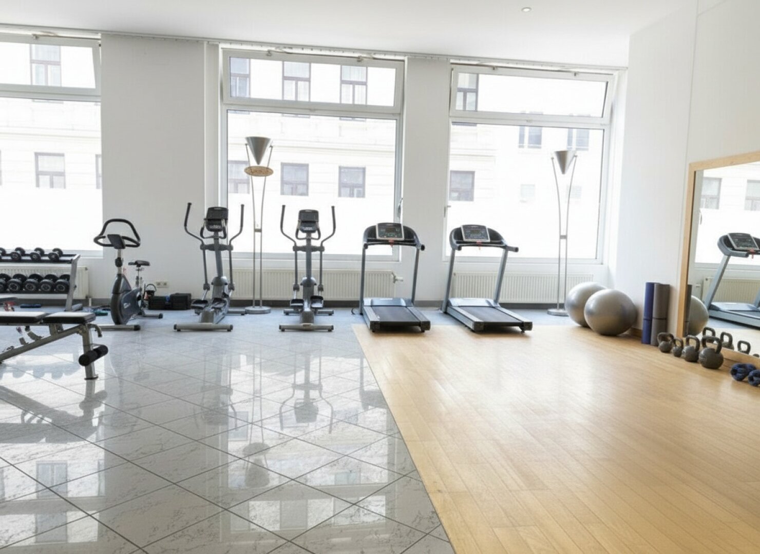 Fitness Studio - mit KI generiert