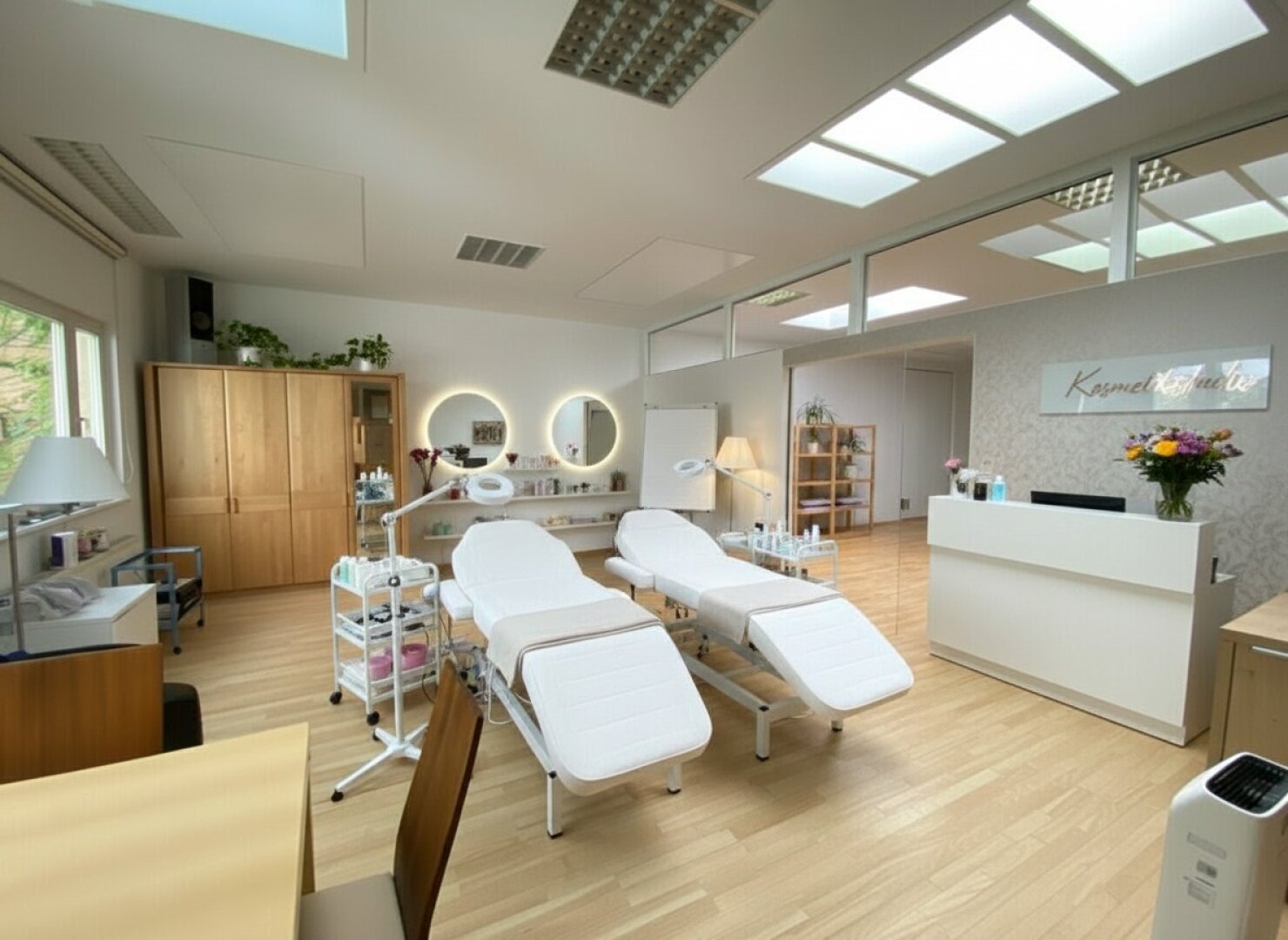 Ordination, Praxis, Geschäftslokal, Büro, Therapie- und Fitness Studio in bester Lage mit voll ausgestatteter 55m² Wohnung und 2 TG Plätze