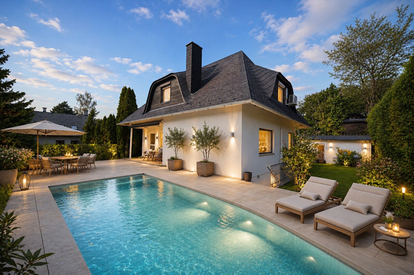 Top Einfamilienhaus in Klosterneuburg – 6 Zimmer - Terrasse - Garage -Pool