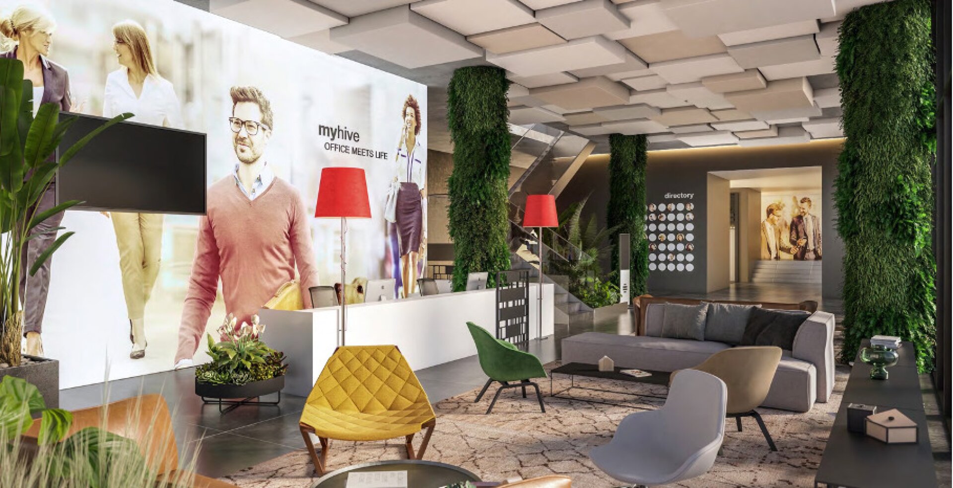 Office in myhive Urban Garden in Wienerberg City 10. Bez