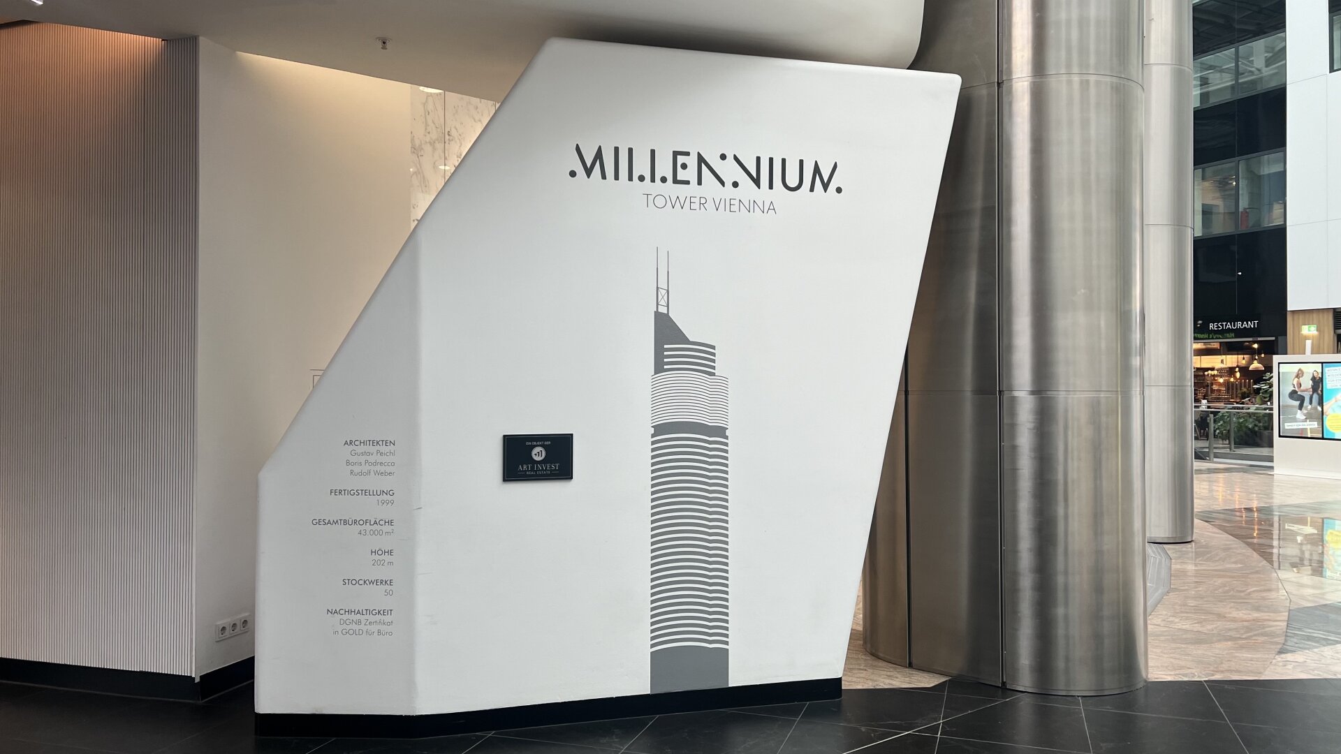 Traumhafte Büroflächen im Millennium Tower 27.OG