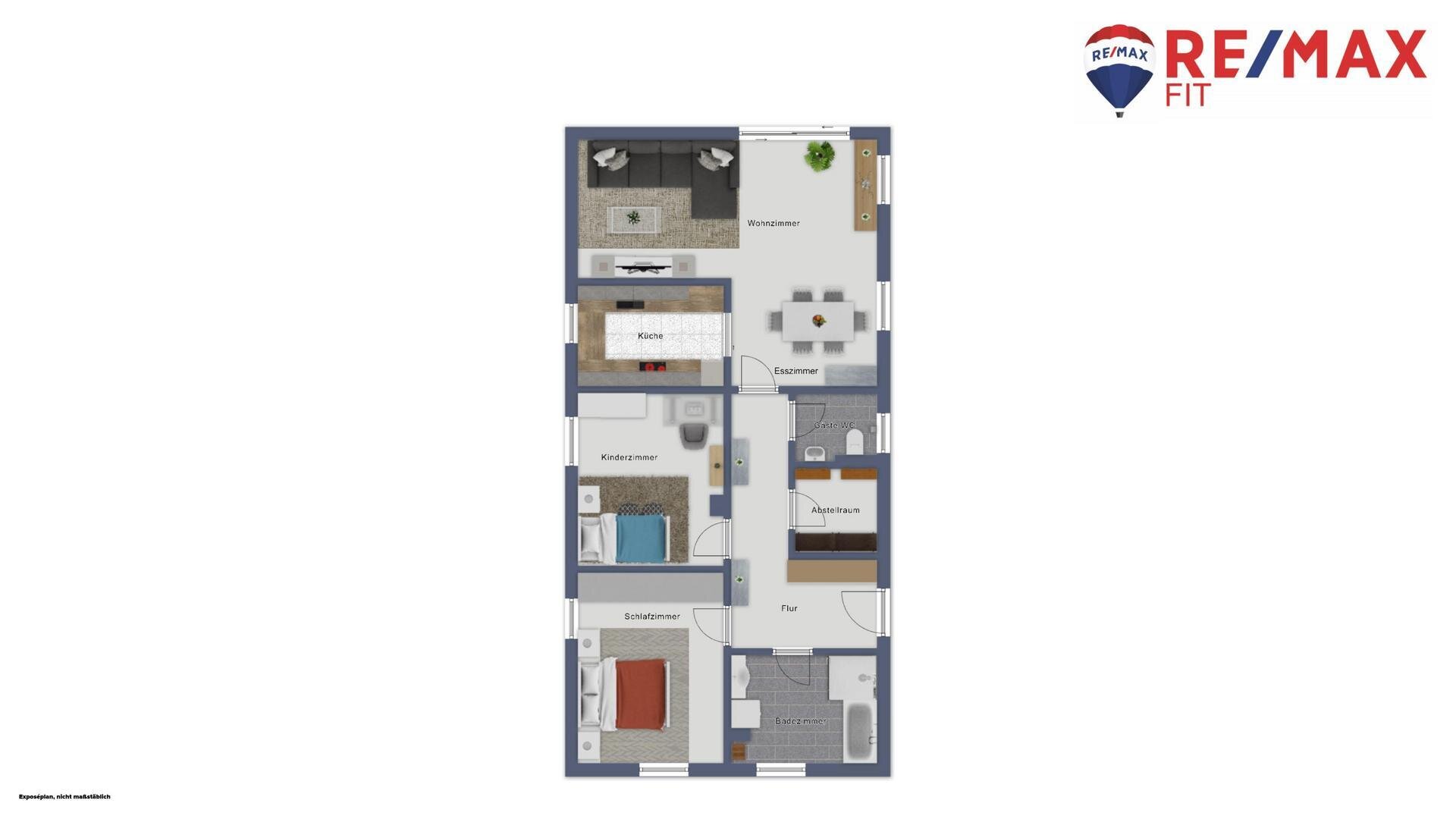 Planskizze Einliegerwohnung